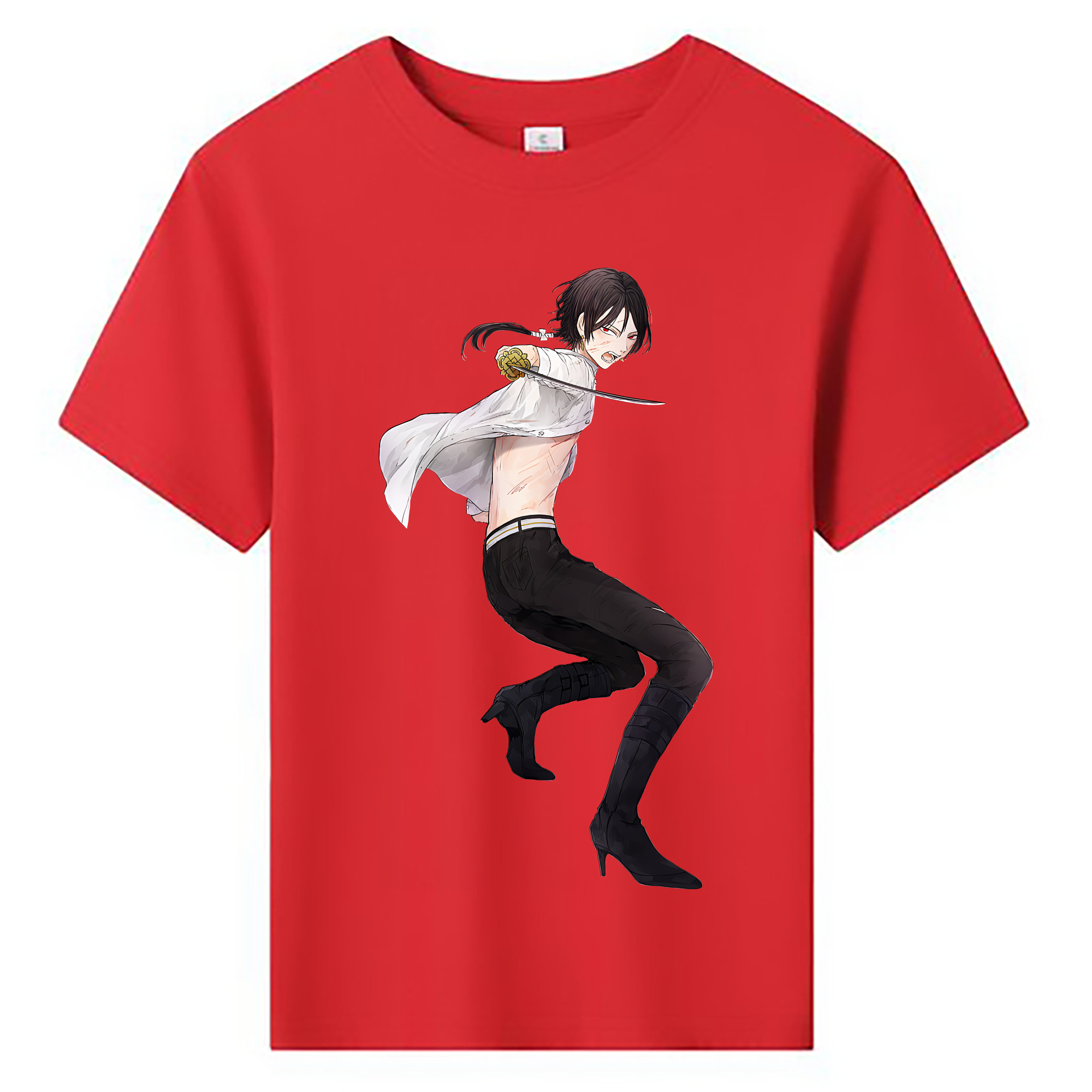 （画像用） 刀剣乱舞 Touken Ranbu 綿100％キッズTシャツ（フロントプリント）