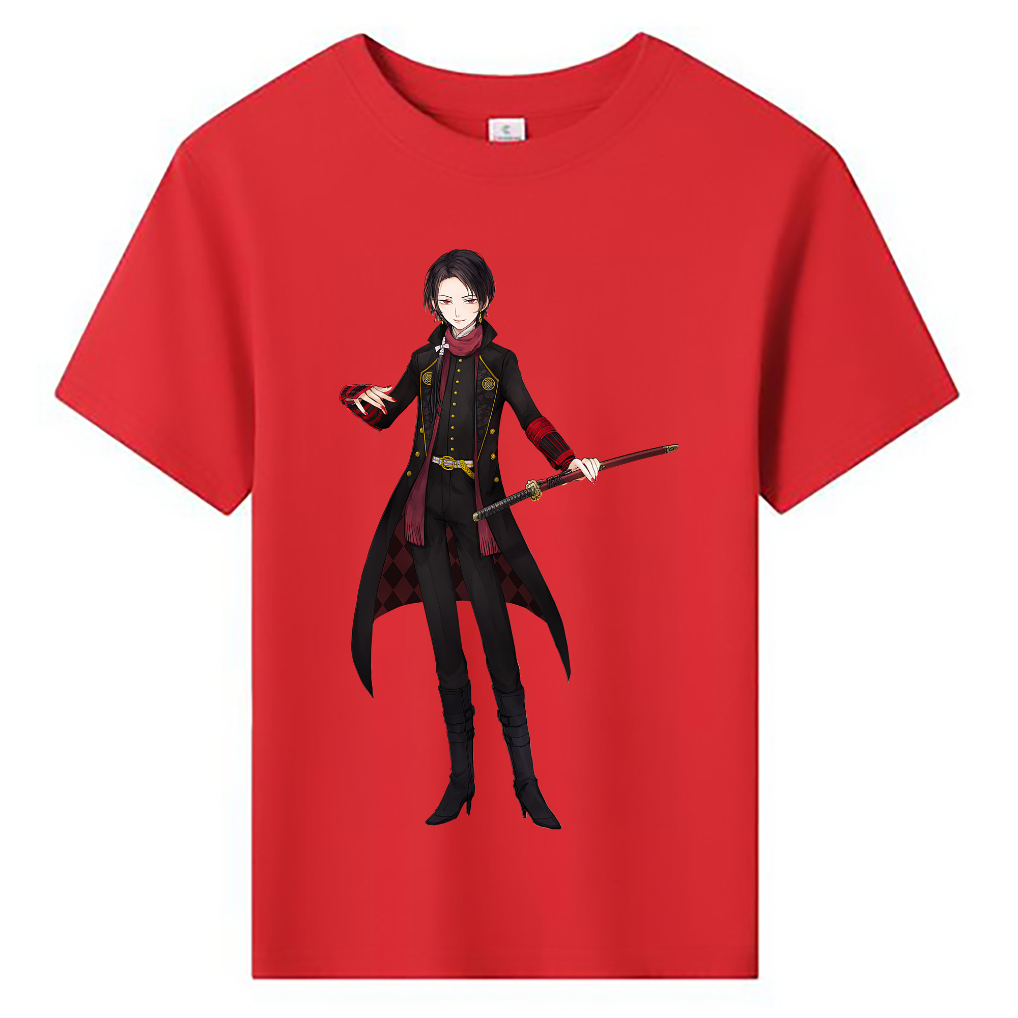 （画像用） 刀剣乱舞 Touken Ranbu 綿100％キッズTシャツ（フロントプリント）