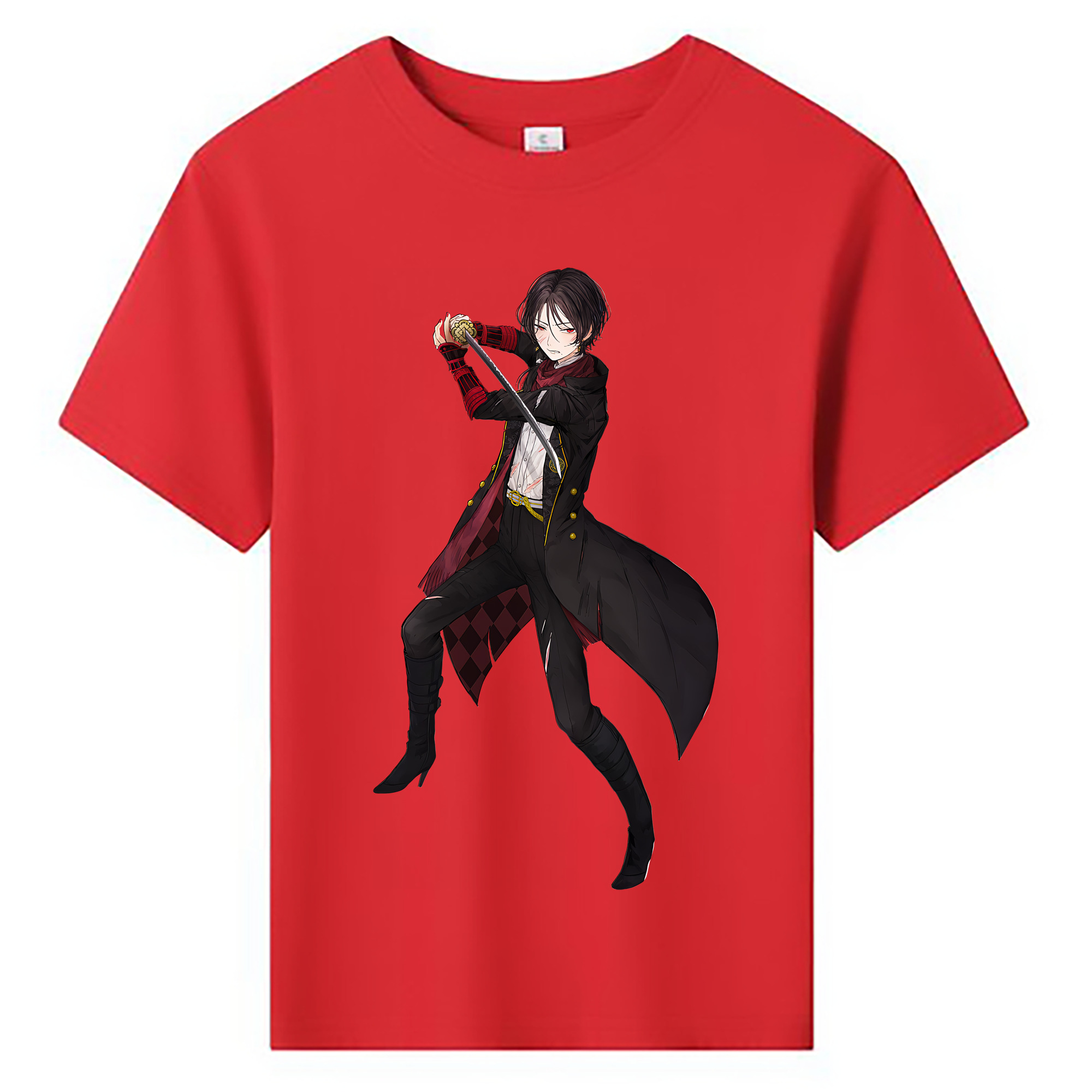 （画像用） 刀剣乱舞 Touken Ranbu 綿100％キッズTシャツ（フロントプリント）
