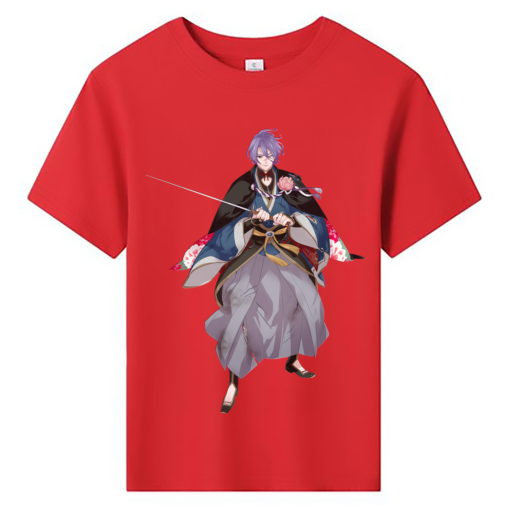 （画像用） 刀剣乱舞 Touken Ranbu 綿100％キッズTシャツ（フロントプリント）
