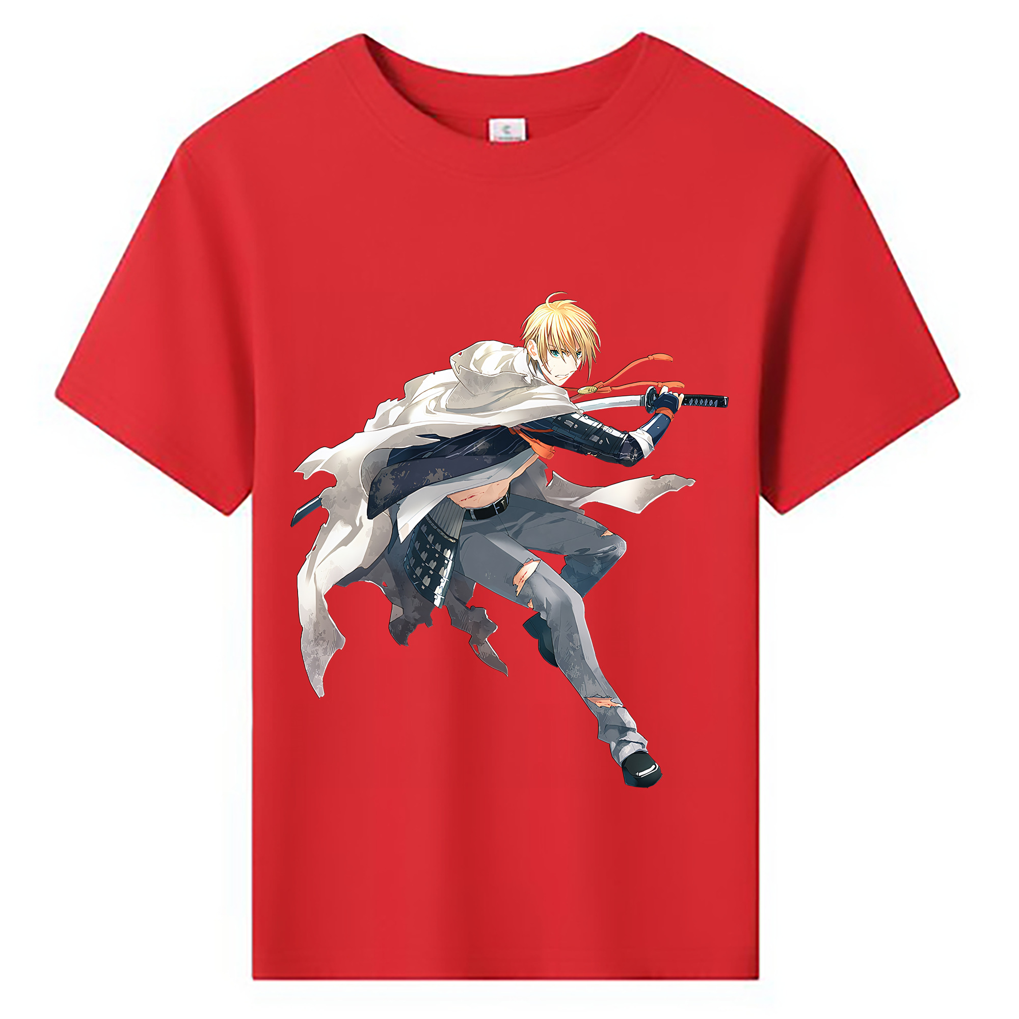 （画像用） 刀剣乱舞 Touken Ranbu 綿100％キッズTシャツ（フロントプリント）