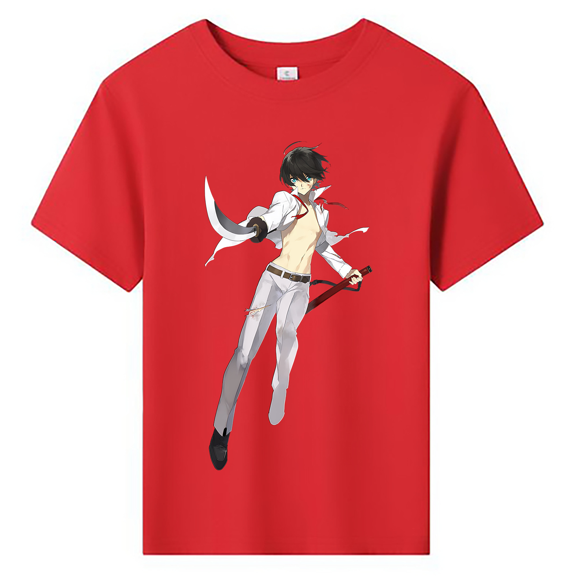 （画像用） 刀剣乱舞 Touken Ranbu 綿100％キッズTシャツ（フロントプリント）