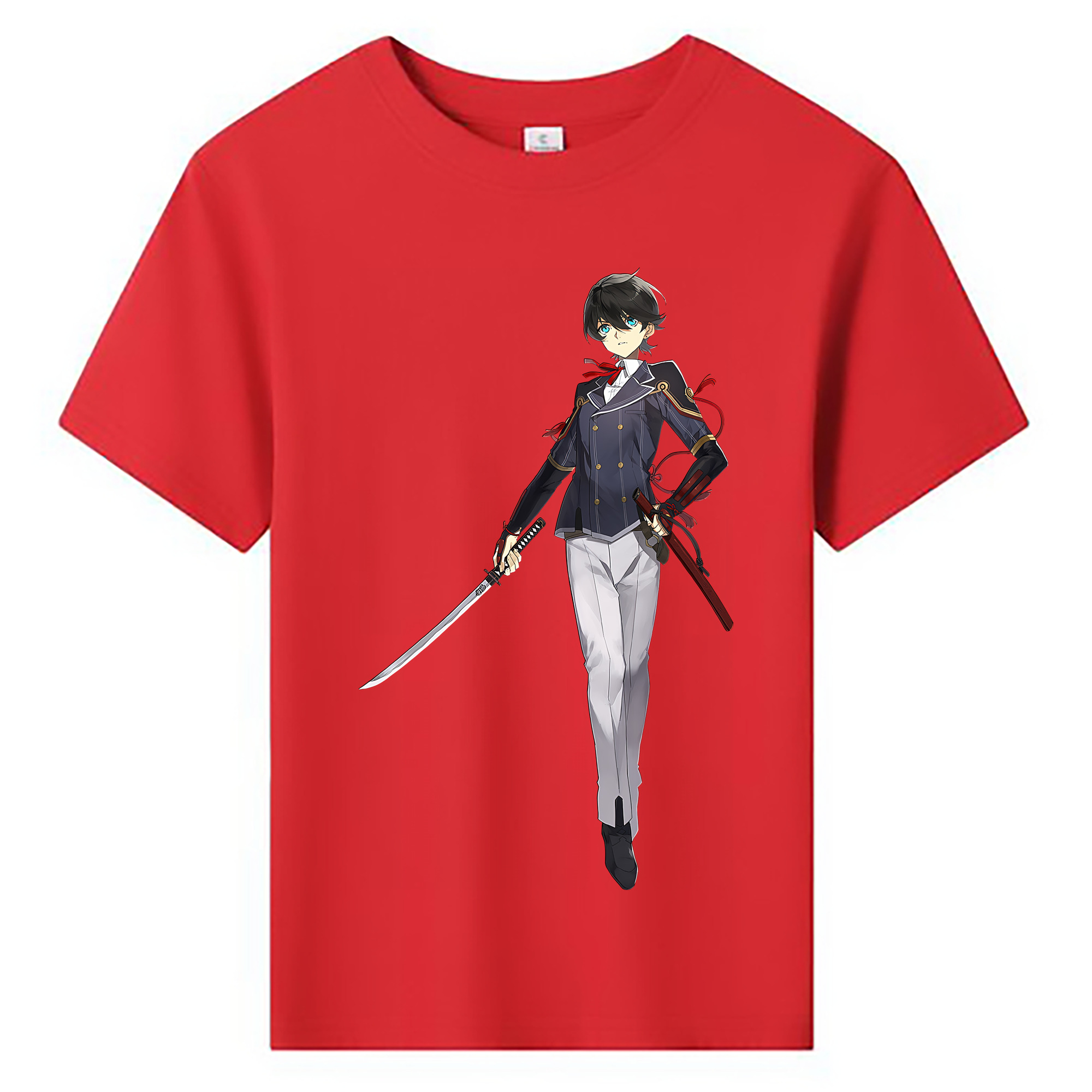 （画像用） 刀剣乱舞 Touken Ranbu 綿100％キッズTシャツ（フロントプリント）
