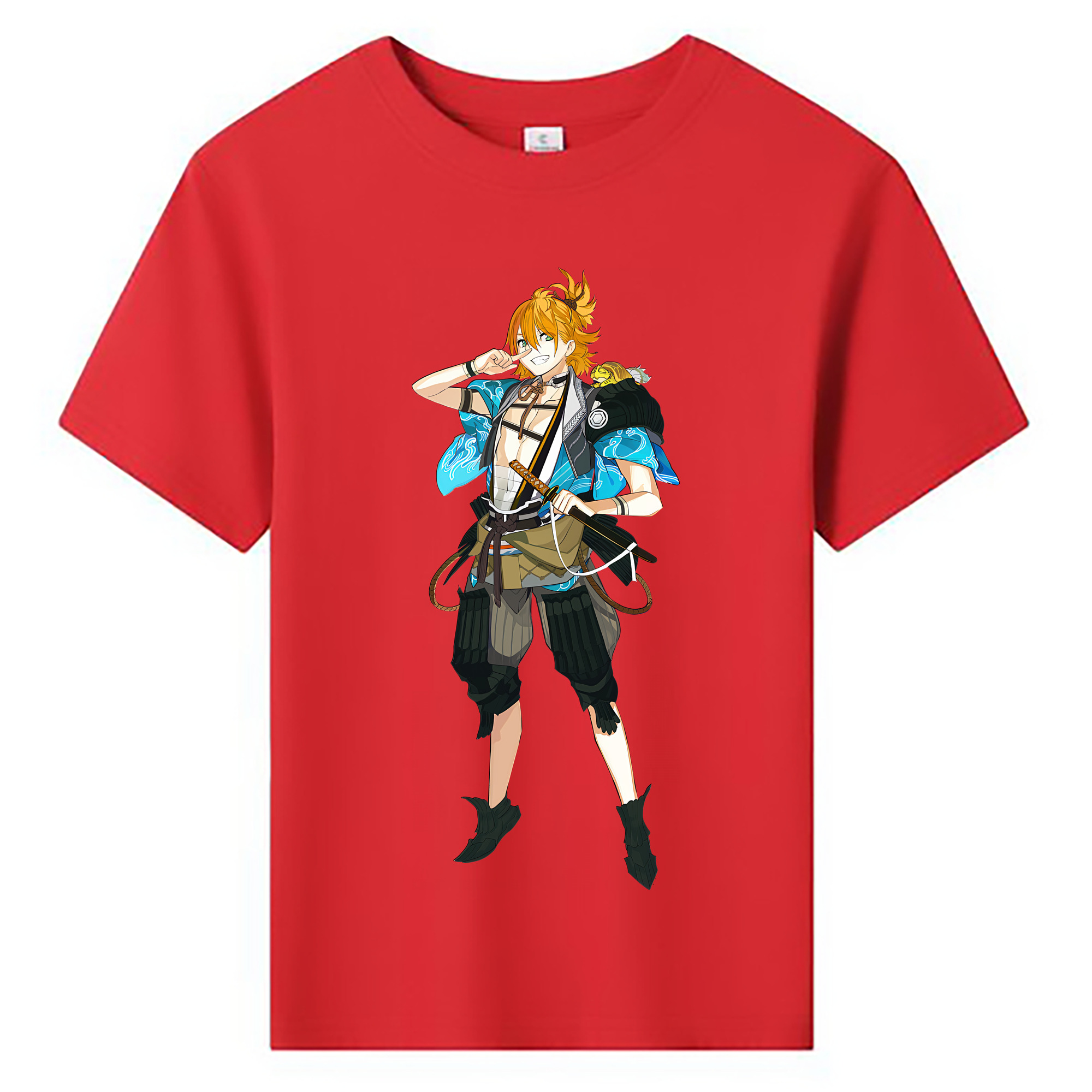 （画像用） 刀剣乱舞 Touken Ranbu 綿100％キッズTシャツ（フロントプリント）