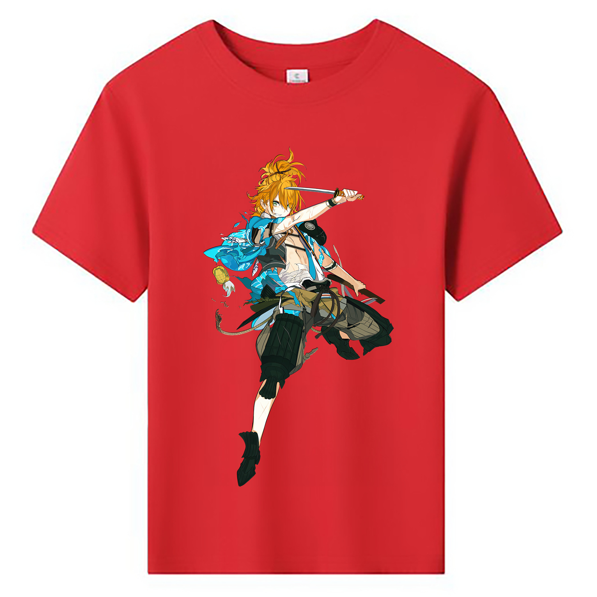 （画像用） 刀剣乱舞 Touken Ranbu 綿100％キッズTシャツ（フロントプリント）
