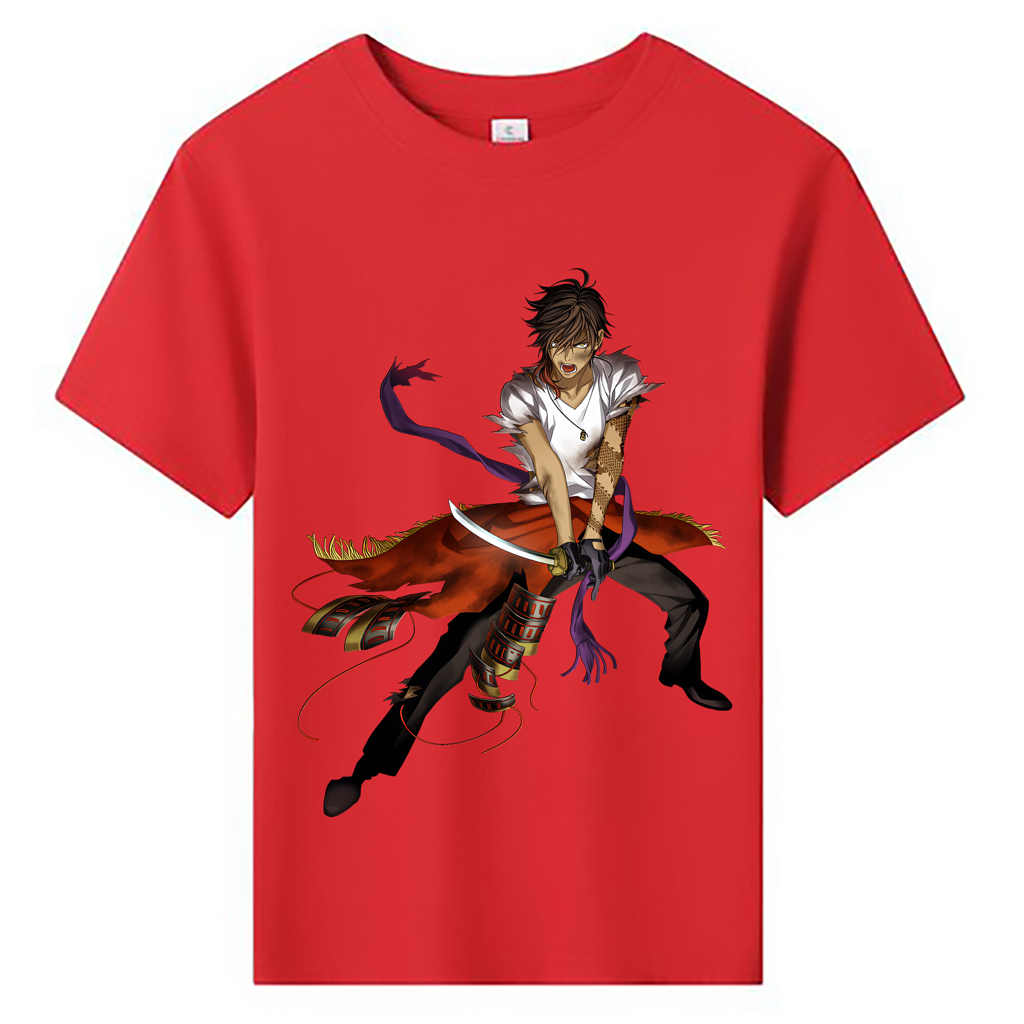 （画像用） 刀剣乱舞 Touken Ranbu 綿100％キッズTシャツ（フロントプリント）