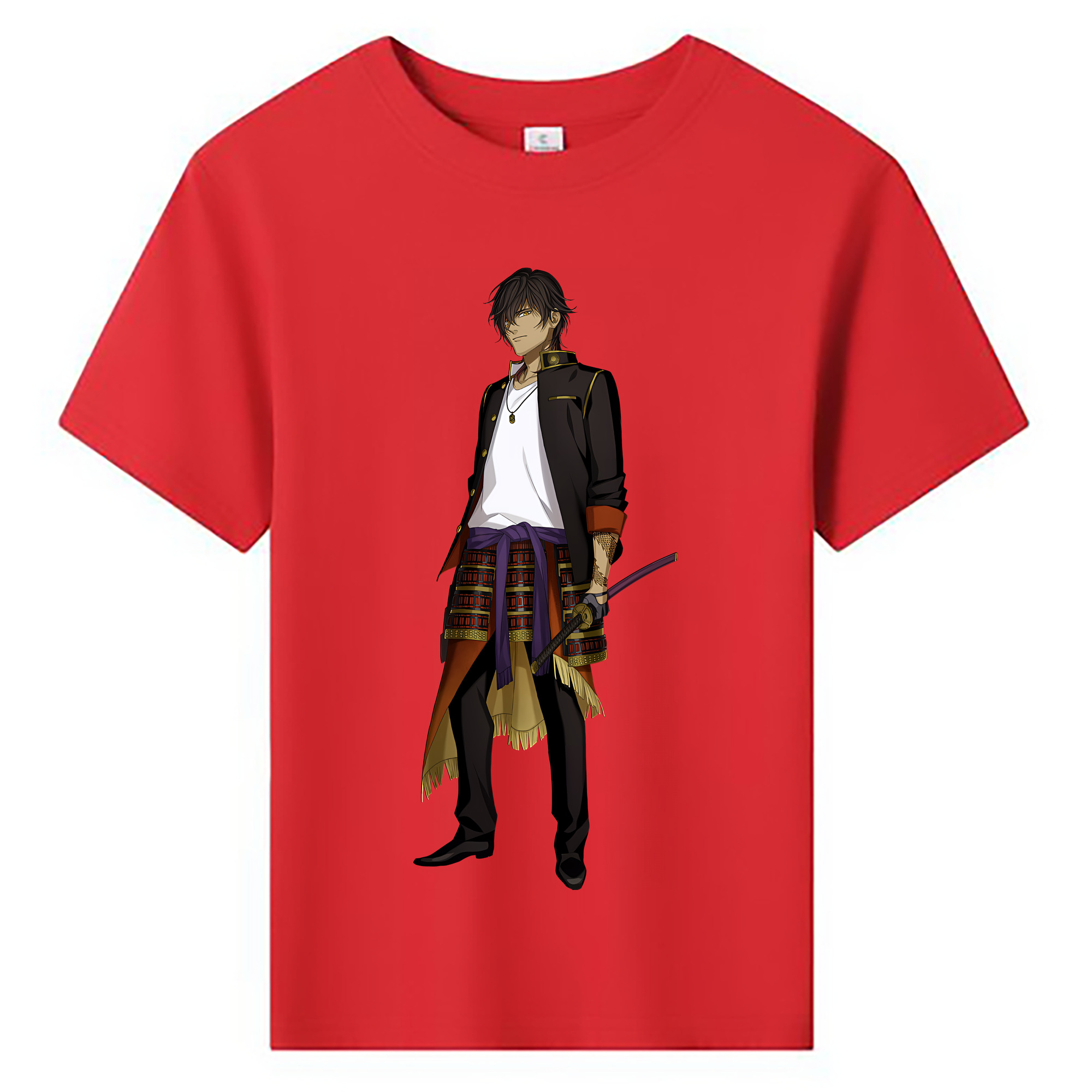 （画像用） 刀剣乱舞 Touken Ranbu 綿100％キッズTシャツ（フロントプリント）