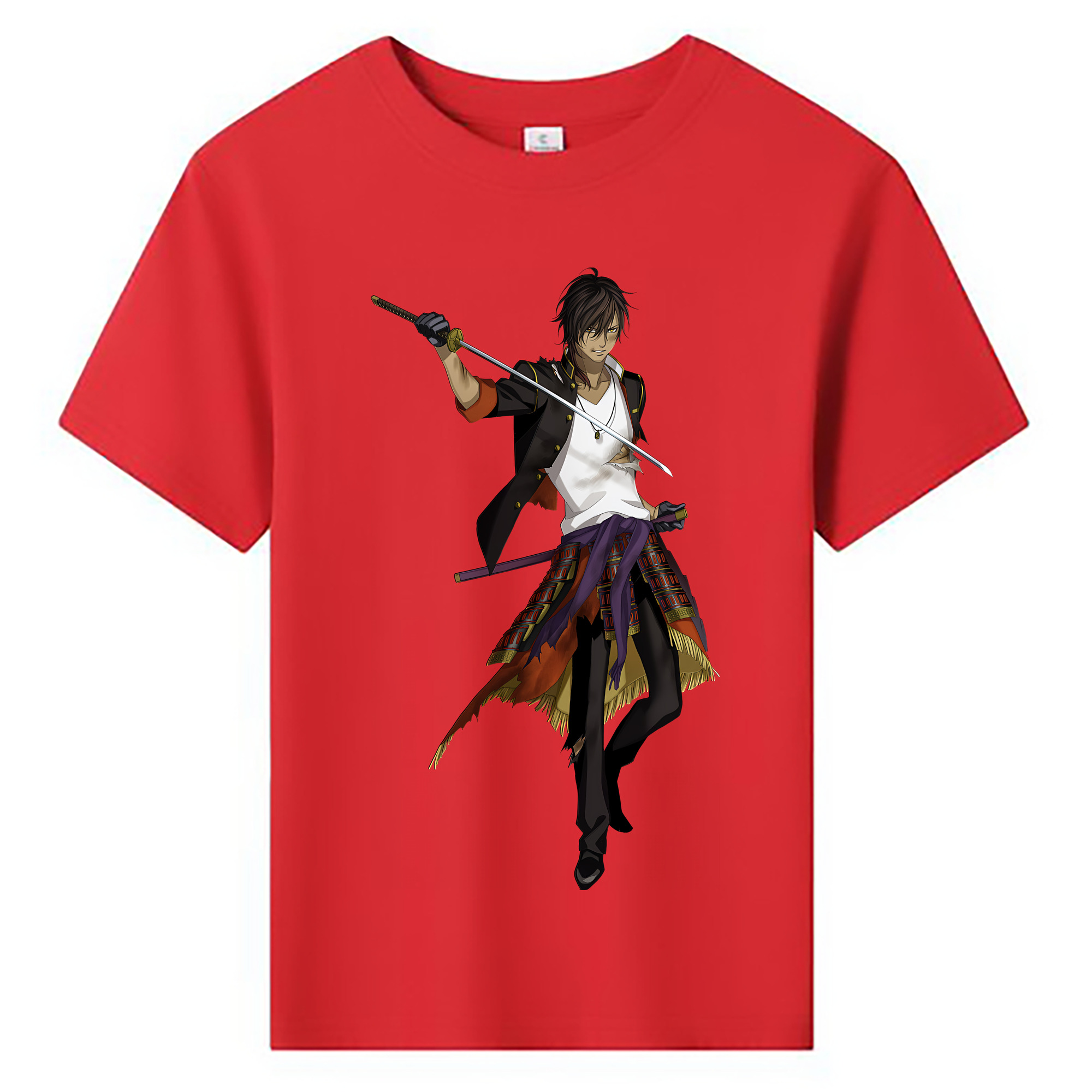 （画像用） 刀剣乱舞 Touken Ranbu 綿100％キッズTシャツ（フロントプリント）