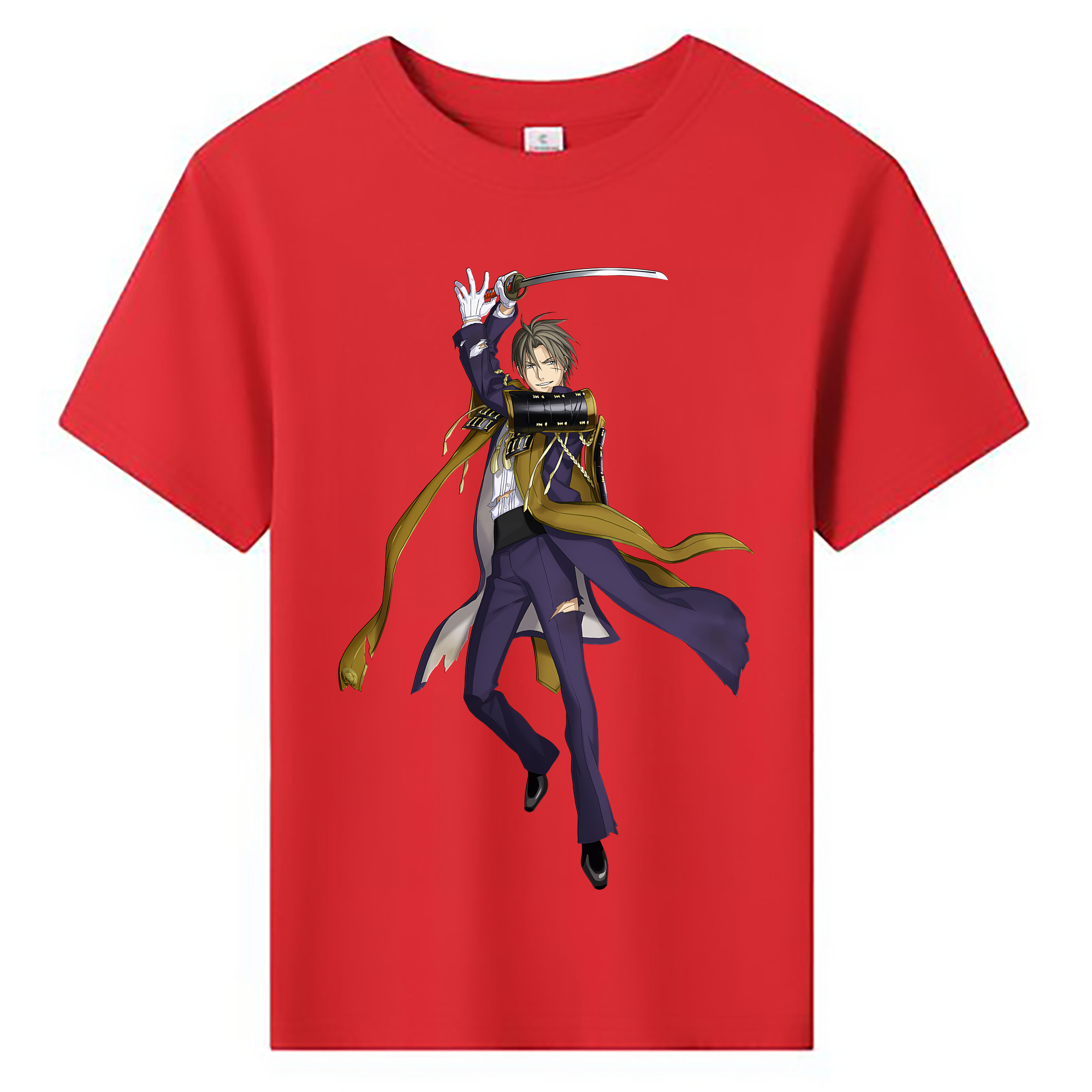 （画像用） 刀剣乱舞 Touken Ranbu 綿100％キッズTシャツ（フロントプリント）