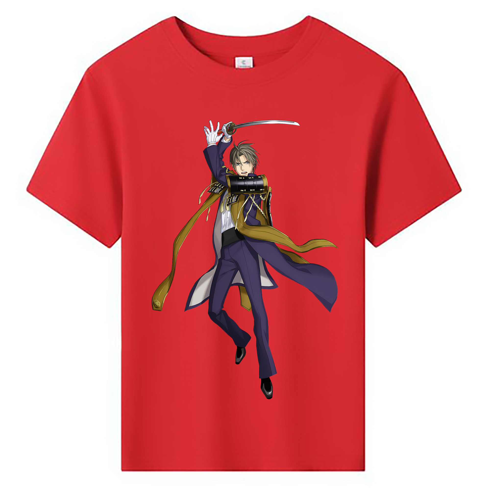 （画像用） 刀剣乱舞 Touken Ranbu 綿100％キッズTシャツ（フロントプリント）