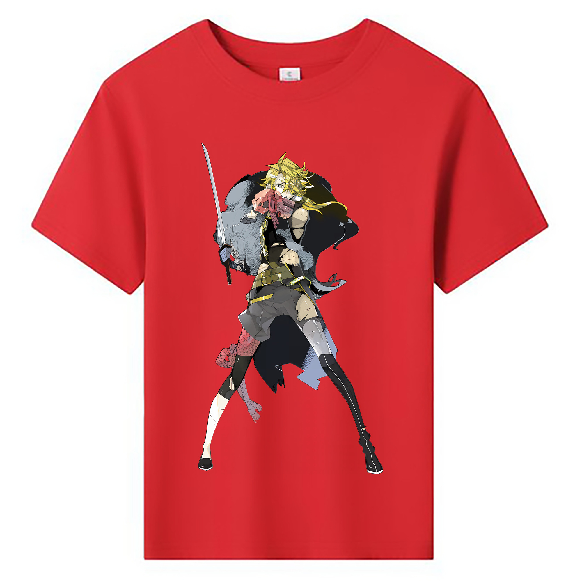 （画像用） 刀剣乱舞 Touken Ranbu 綿100％キッズTシャツ（フロントプリント）