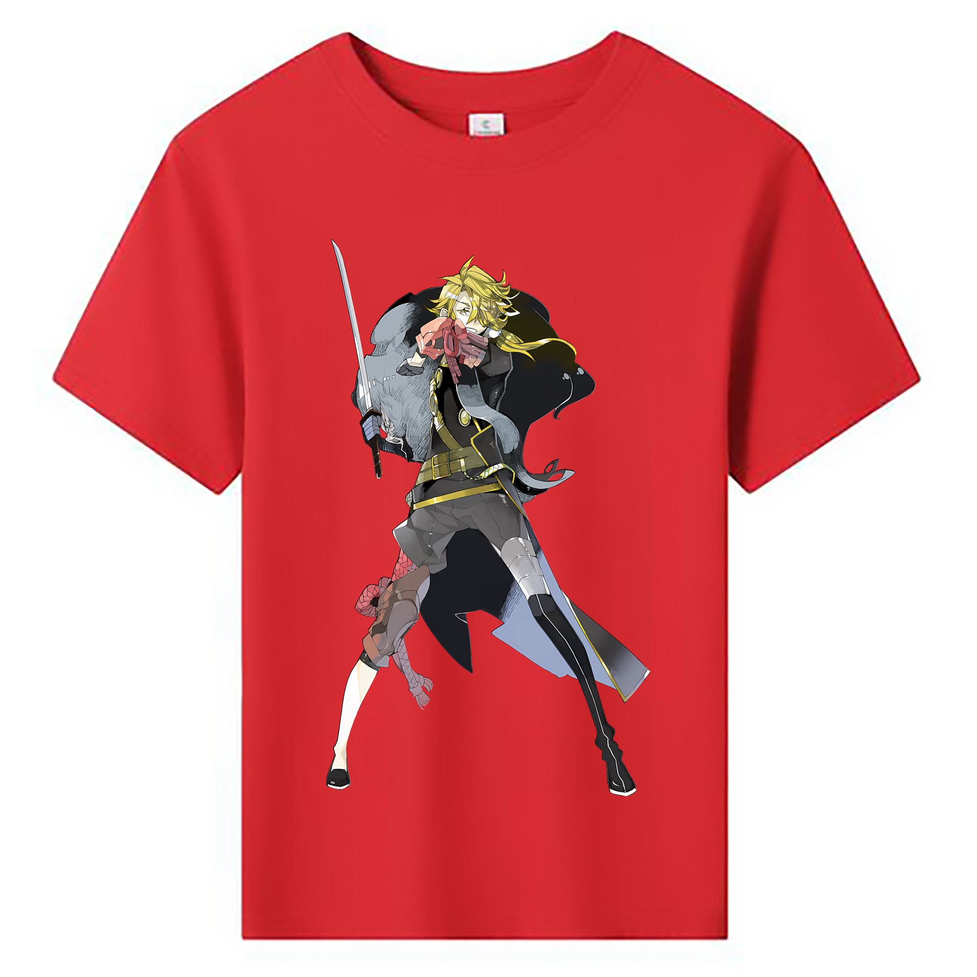 （画像用） 刀剣乱舞 Touken Ranbu 綿100％キッズTシャツ（フロントプリント）