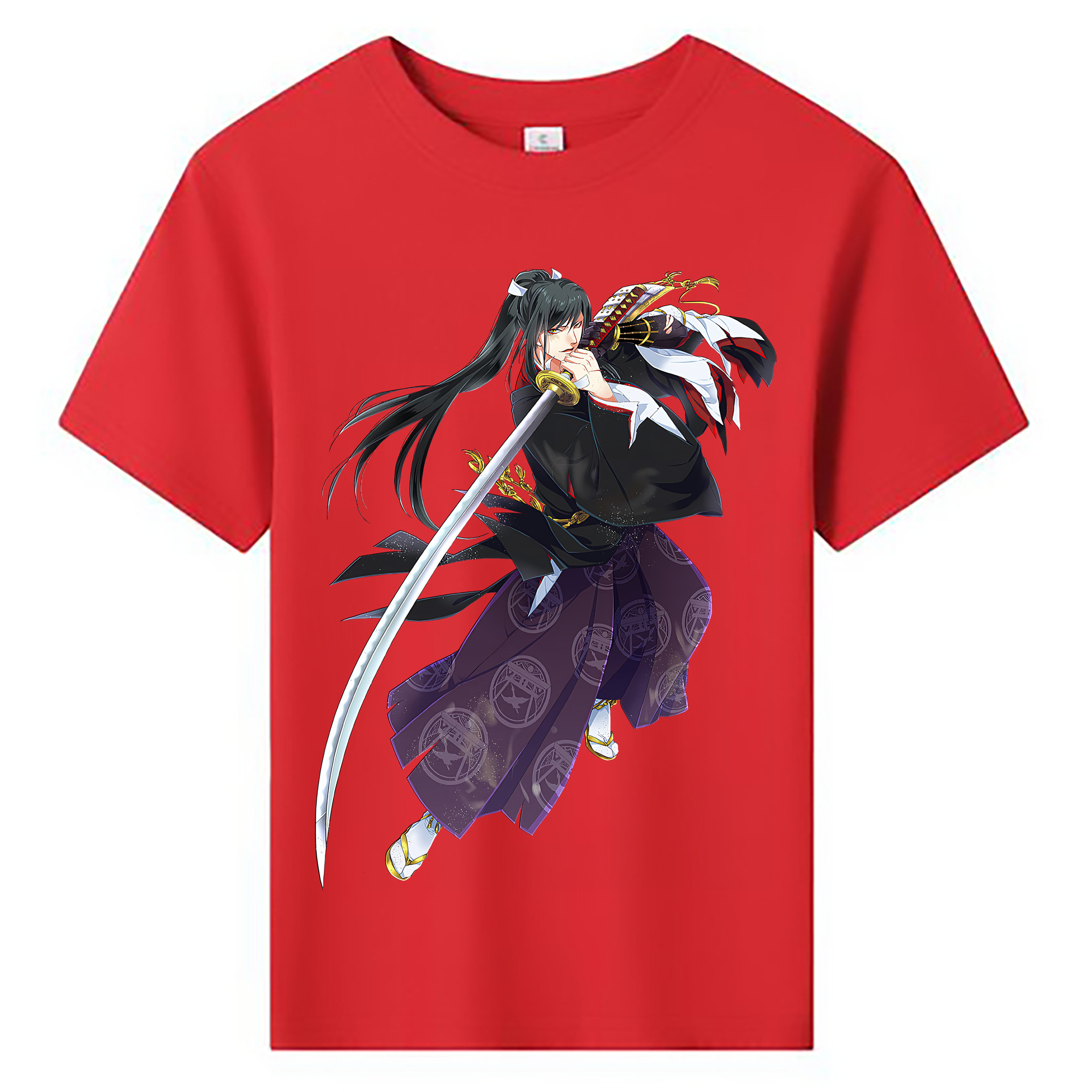 （画像用） 刀剣乱舞 Touken Ranbu 綿100％キッズTシャツ（フロントプリント）