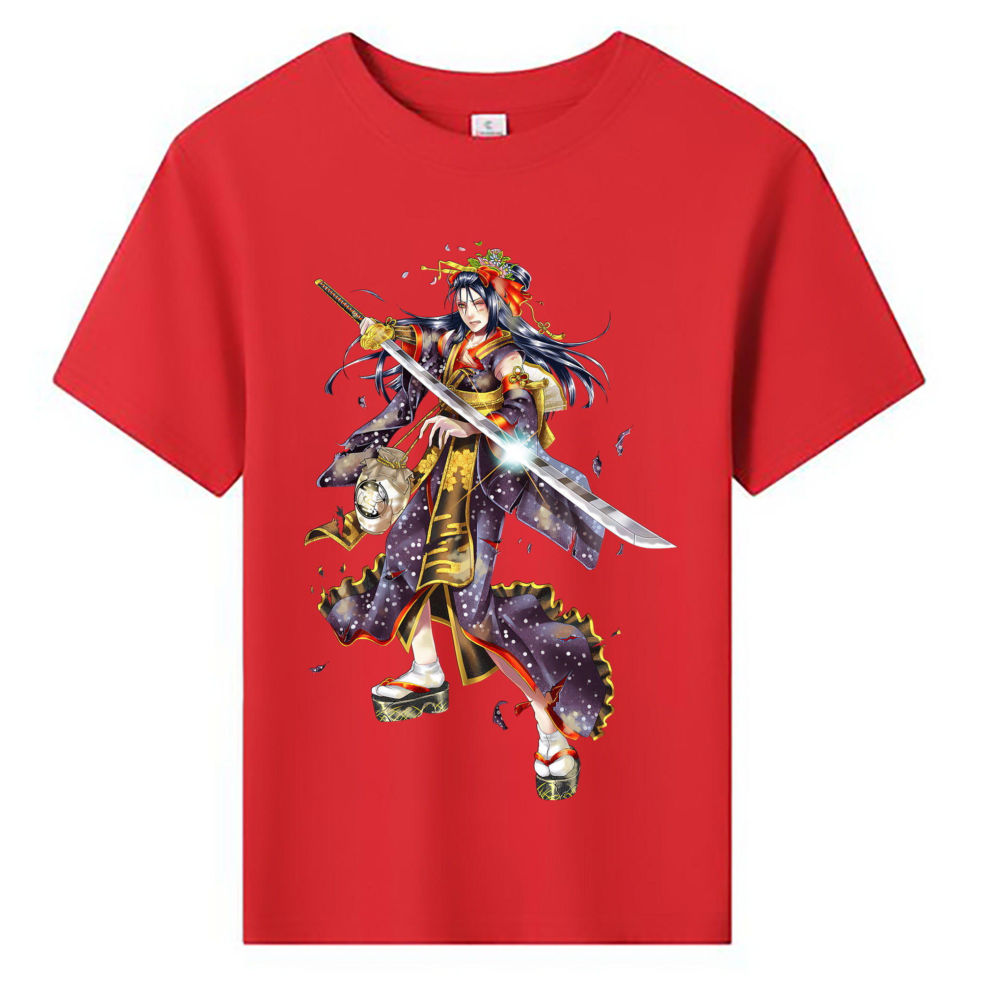（画像用） 刀剣乱舞 Touken Ranbu 綿100％キッズTシャツ（フロントプリント）