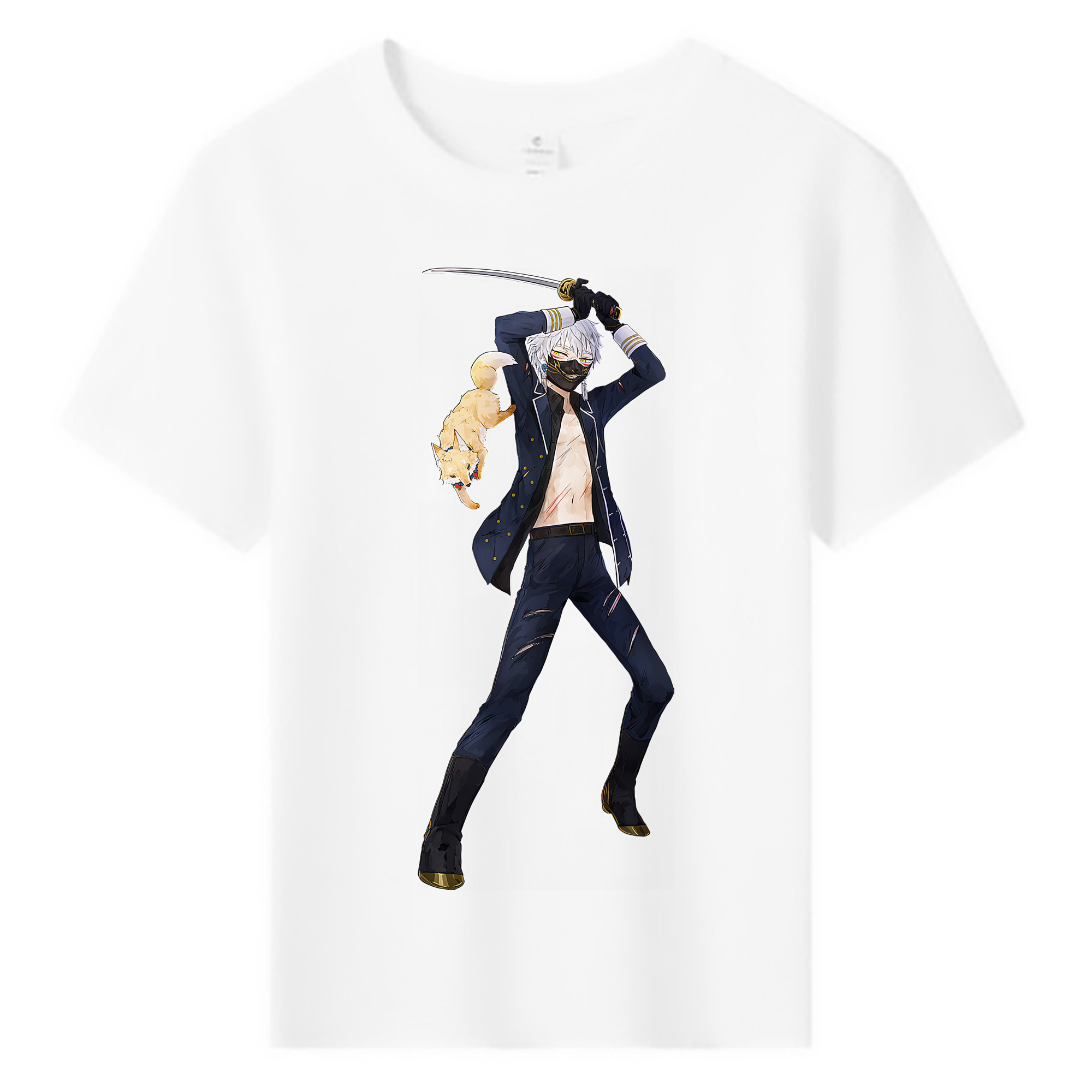 （画像用） 刀剣乱舞 Touken Ranbu 綿100％キッズTシャツ（フロントプリント）