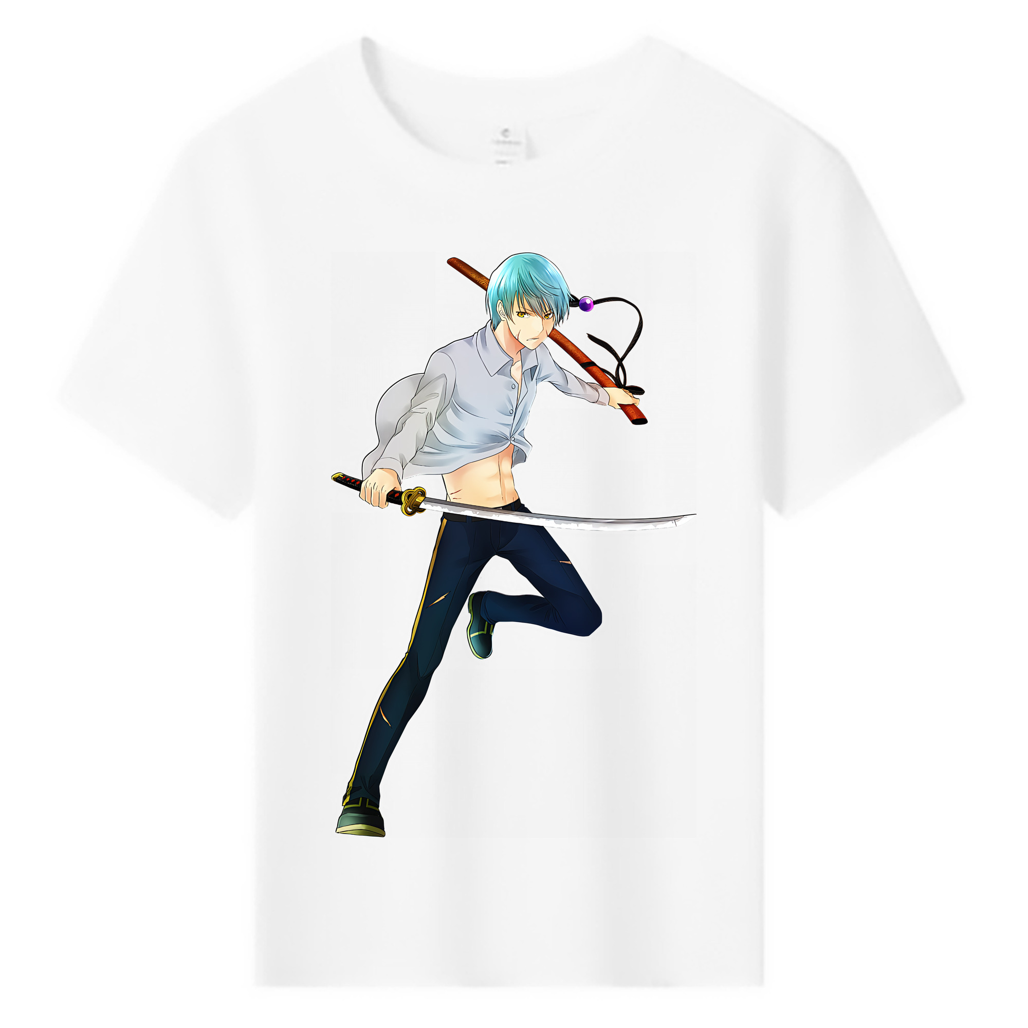 （画像用） 刀剣乱舞 Touken Ranbu 綿100％キッズTシャツ（フロントプリント）