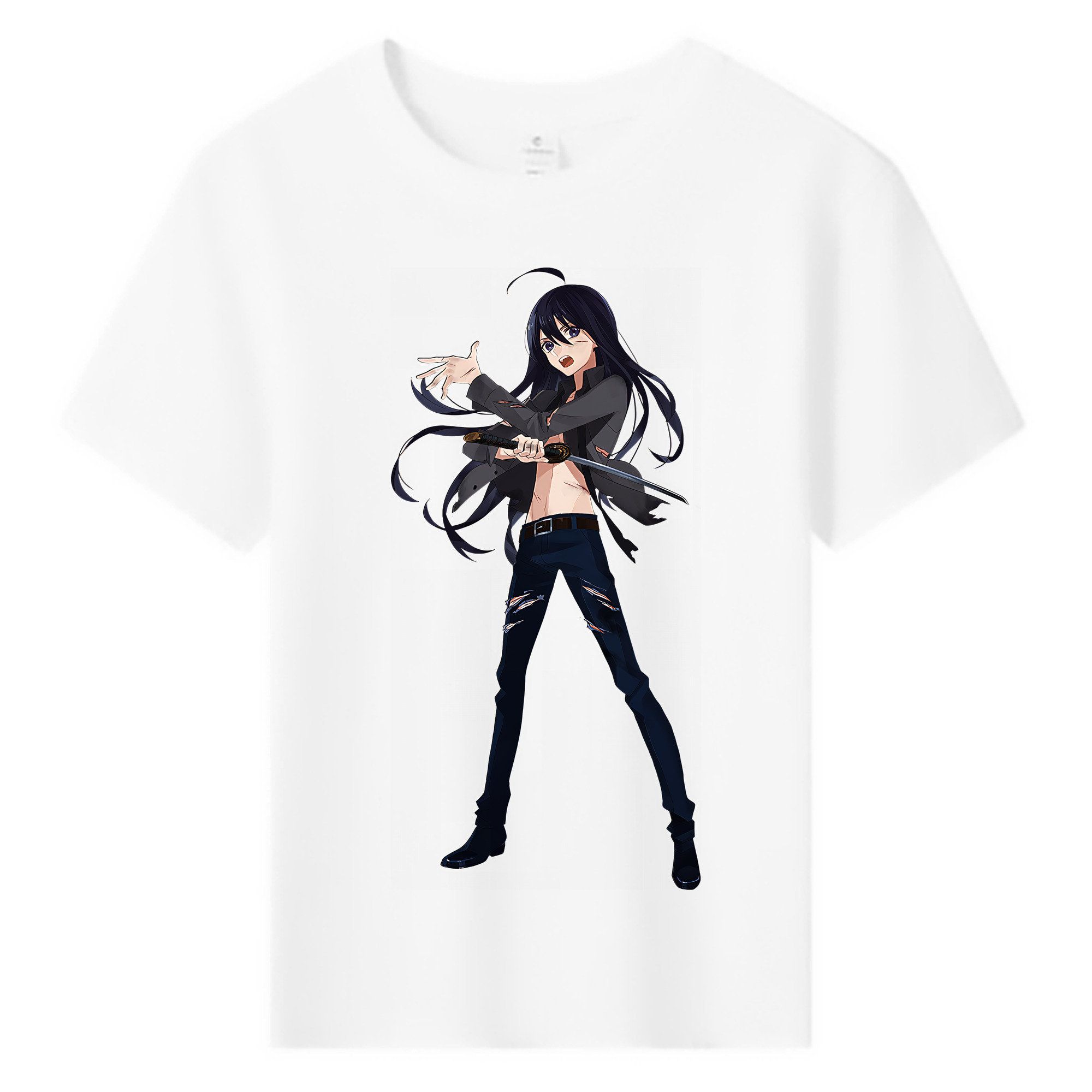 （画像用） 刀剣乱舞 Touken Ranbu 綿100％キッズTシャツ（フロントプリント）