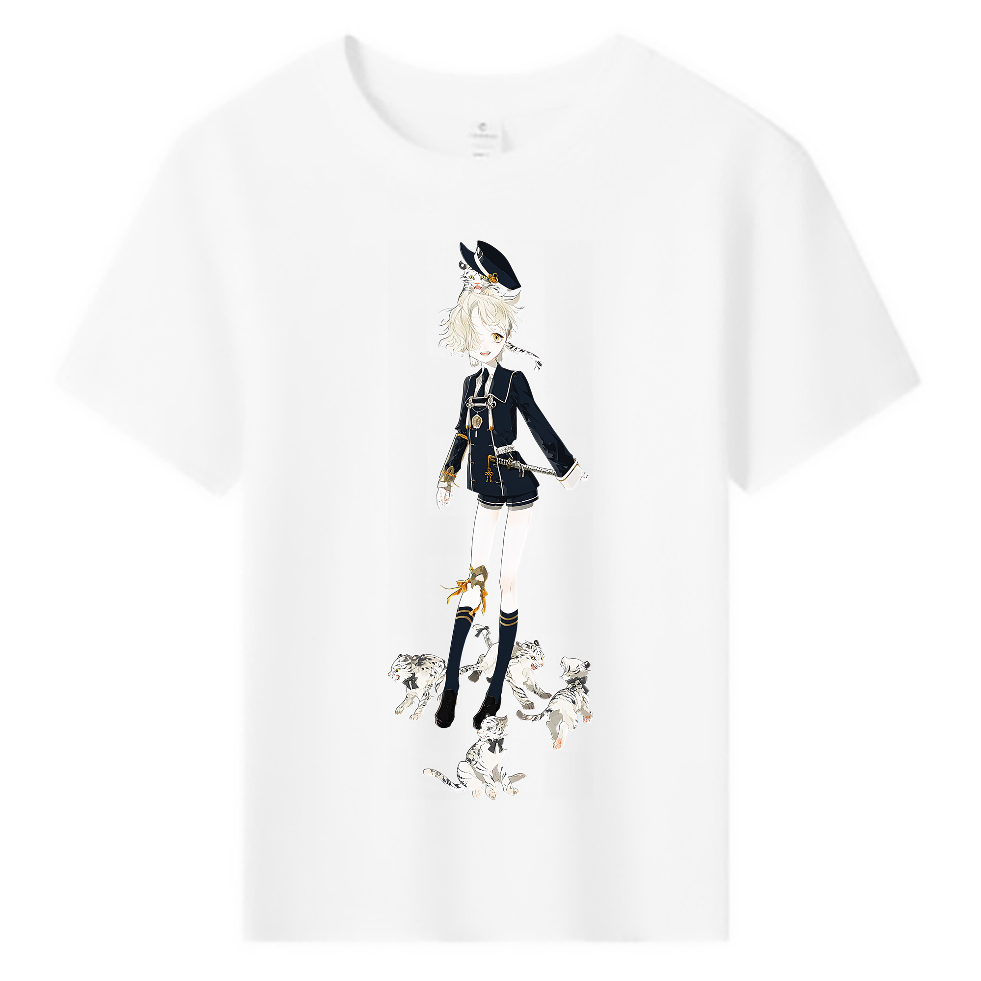 （画像用） 刀剣乱舞 Touken Ranbu 綿100％キッズTシャツ（フロントプリント）