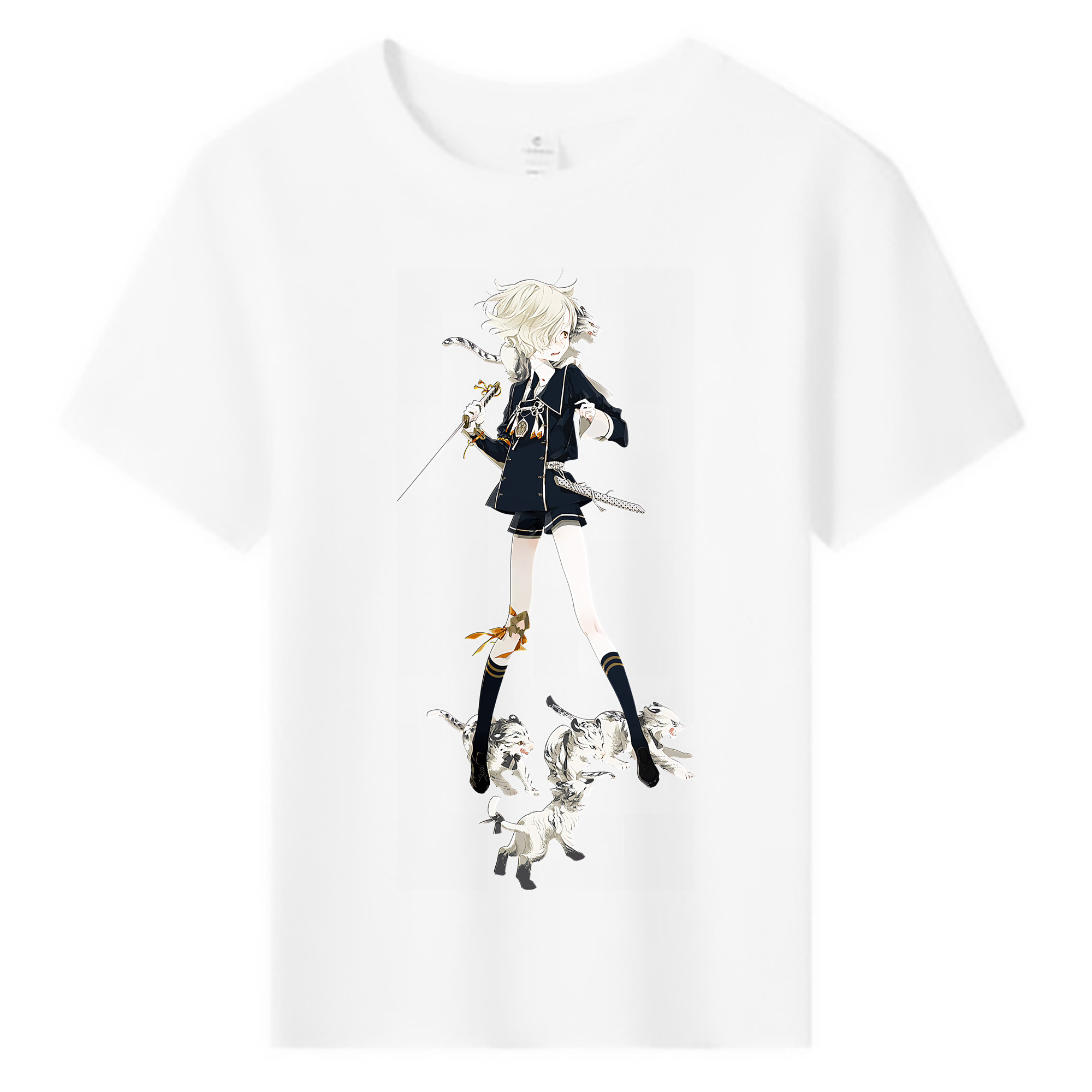 （画像用） 刀剣乱舞 Touken Ranbu 綿100％キッズTシャツ（フロントプリント）