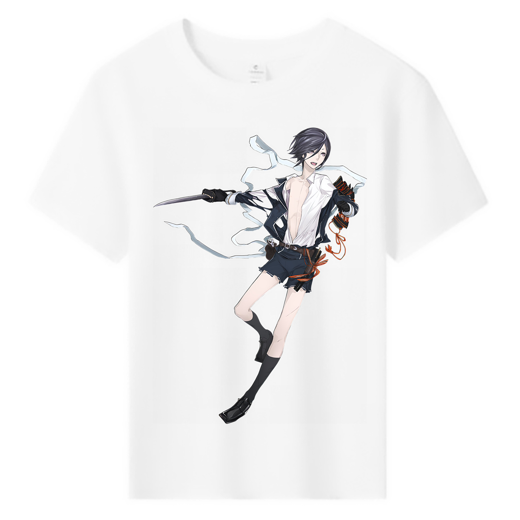 （画像用） 刀剣乱舞 Touken Ranbu 綿100％キッズTシャツ（フロントプリント）