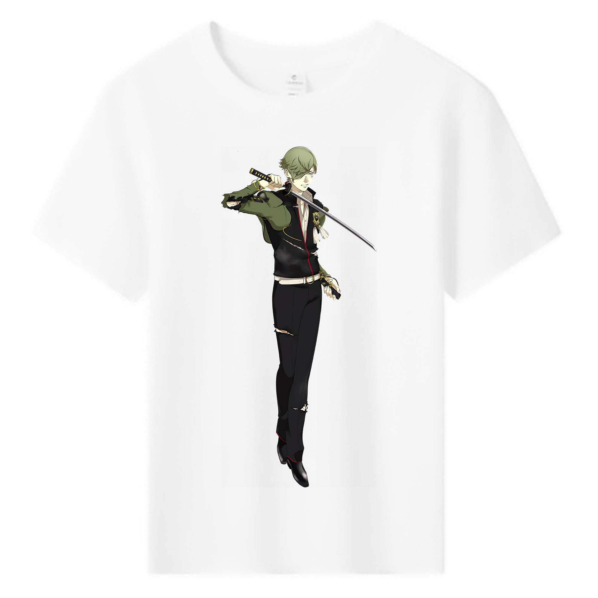 （画像用） 刀剣乱舞 Touken Ranbu 綿100％キッズTシャツ（フロントプリント）