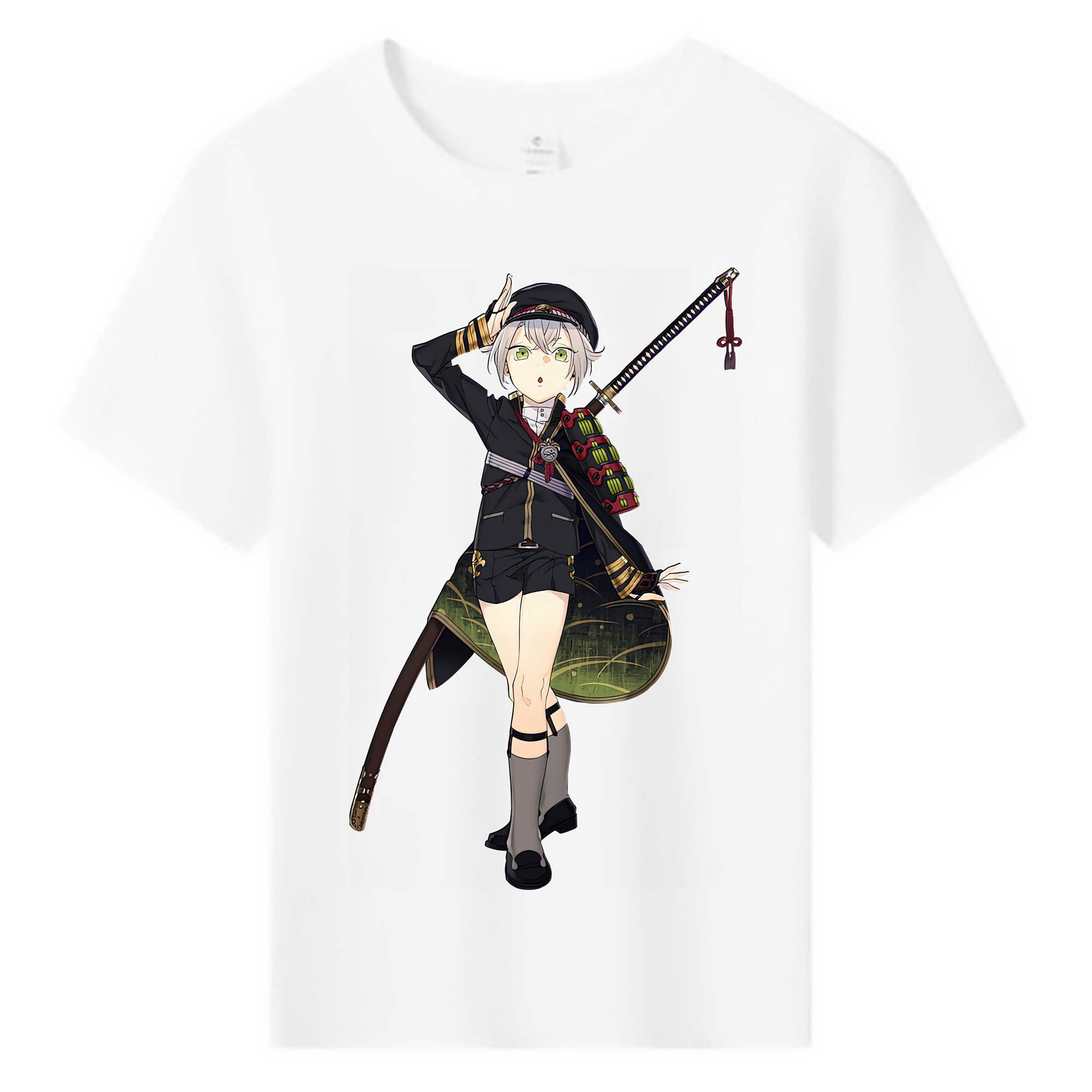 （画像用） 刀剣乱舞 Touken Ranbu 綿100％キッズTシャツ（フロントプリント）