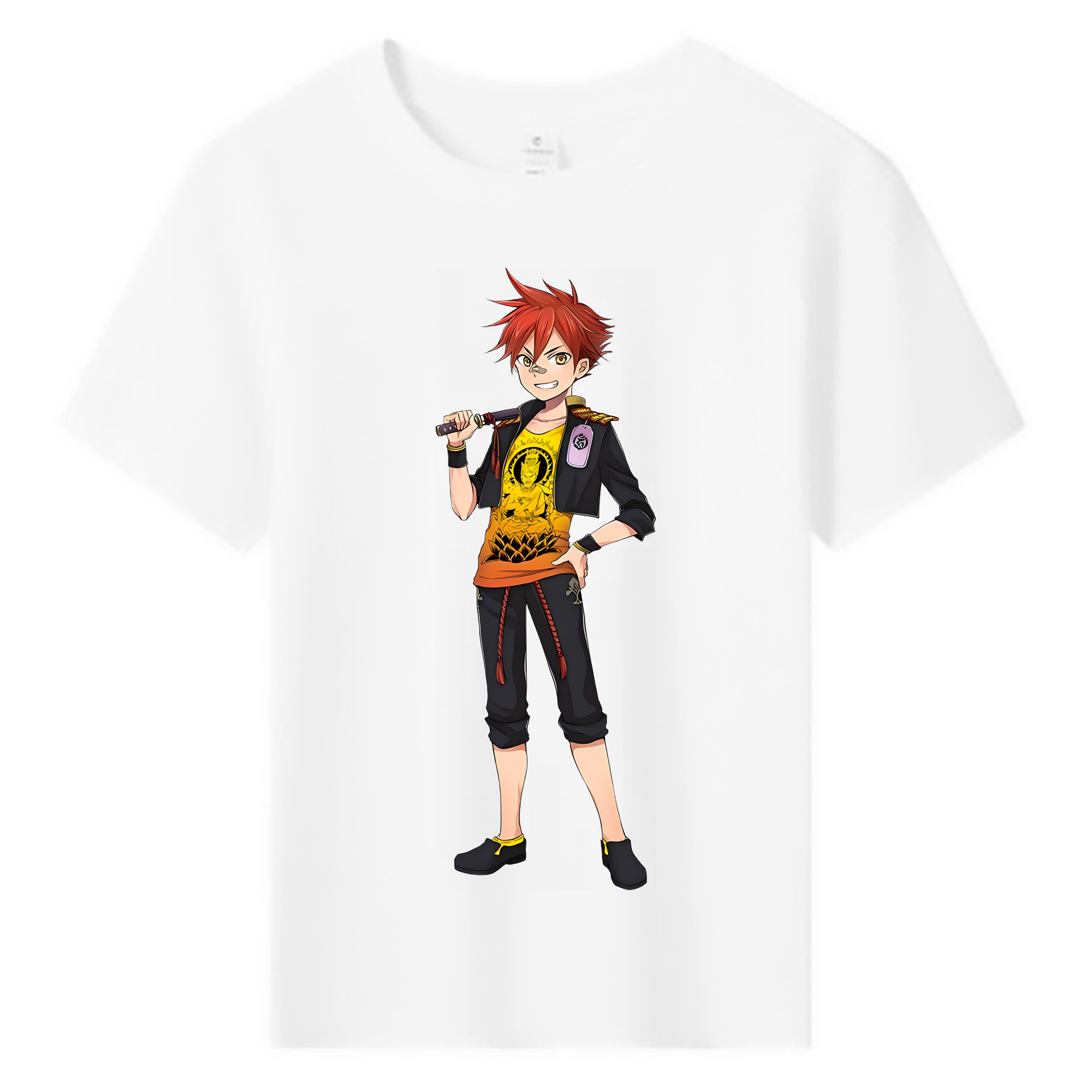 （画像用） 刀剣乱舞 Touken Ranbu 綿100％キッズTシャツ（フロントプリント）