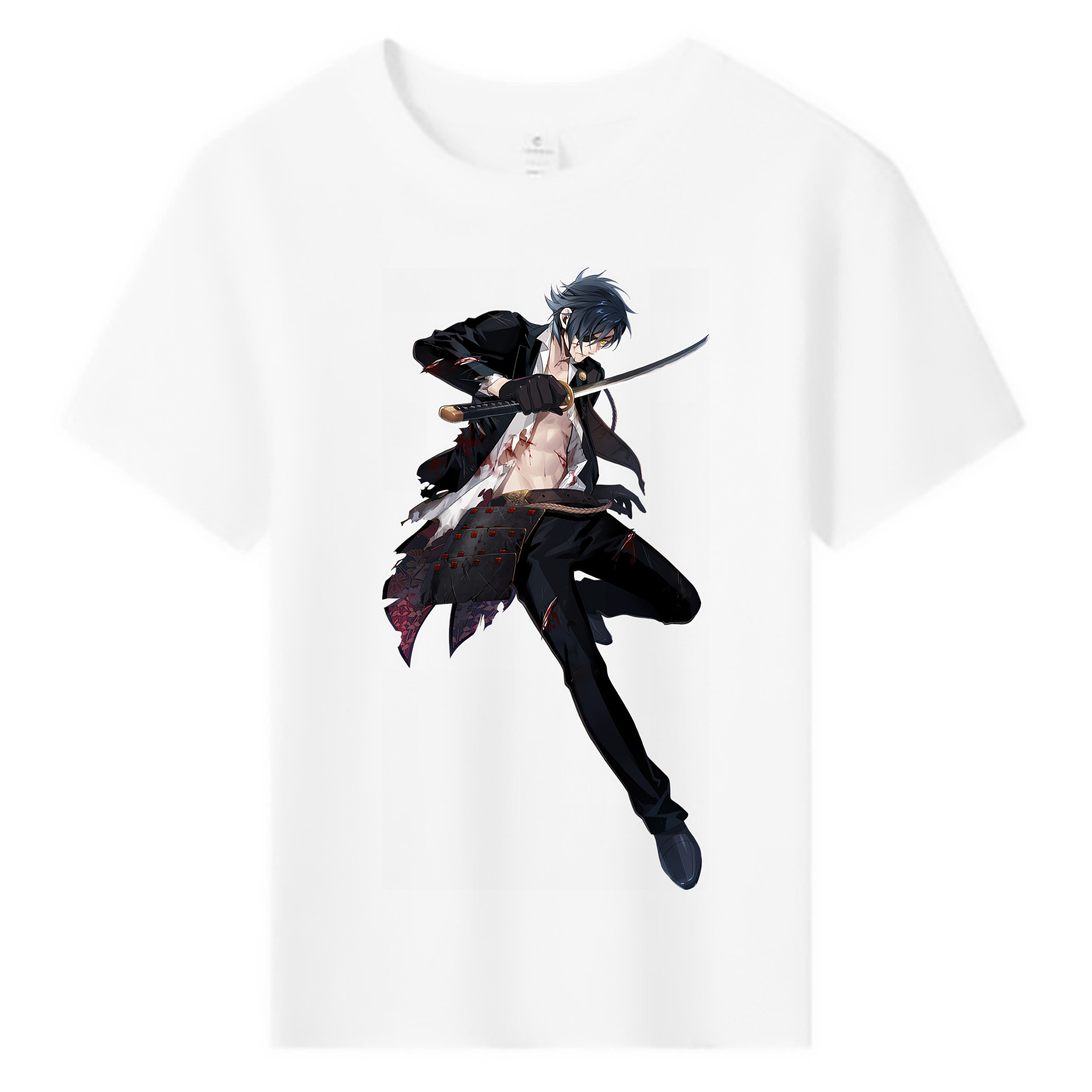 （画像用） 刀剣乱舞 Touken Ranbu 綿100％キッズTシャツ（フロントプリント）