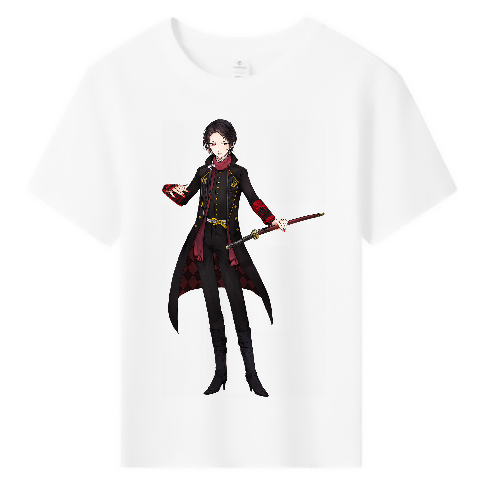 （画像用） 刀剣乱舞 Touken Ranbu 綿100％キッズTシャツ（フロントプリント）