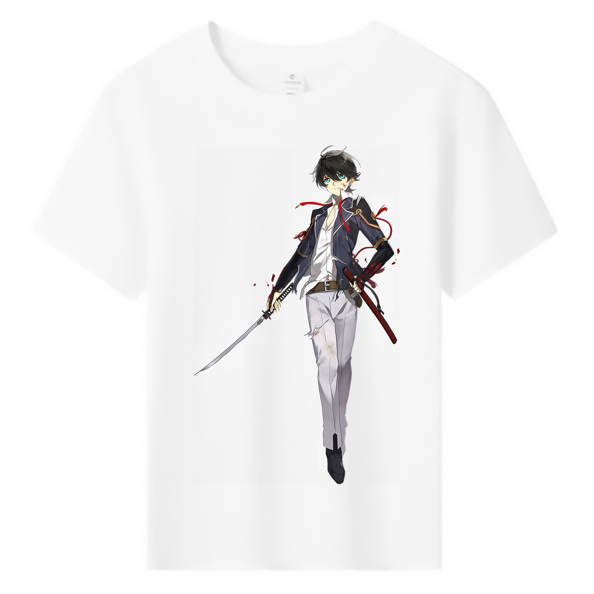 （画像用） 刀剣乱舞 Touken Ranbu 綿100％キッズTシャツ（フロントプリント）