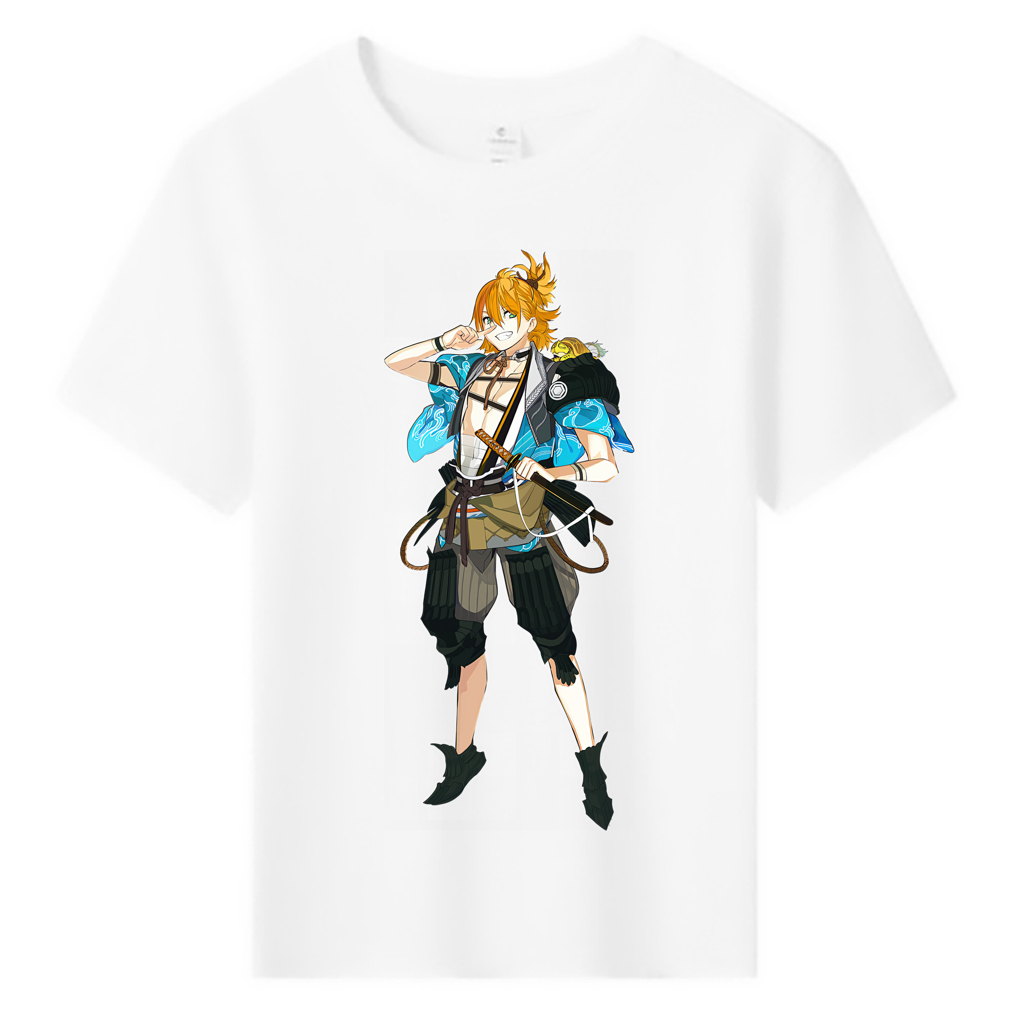 （画像用） 刀剣乱舞 Touken Ranbu 綿100％キッズTシャツ（フロントプリント）