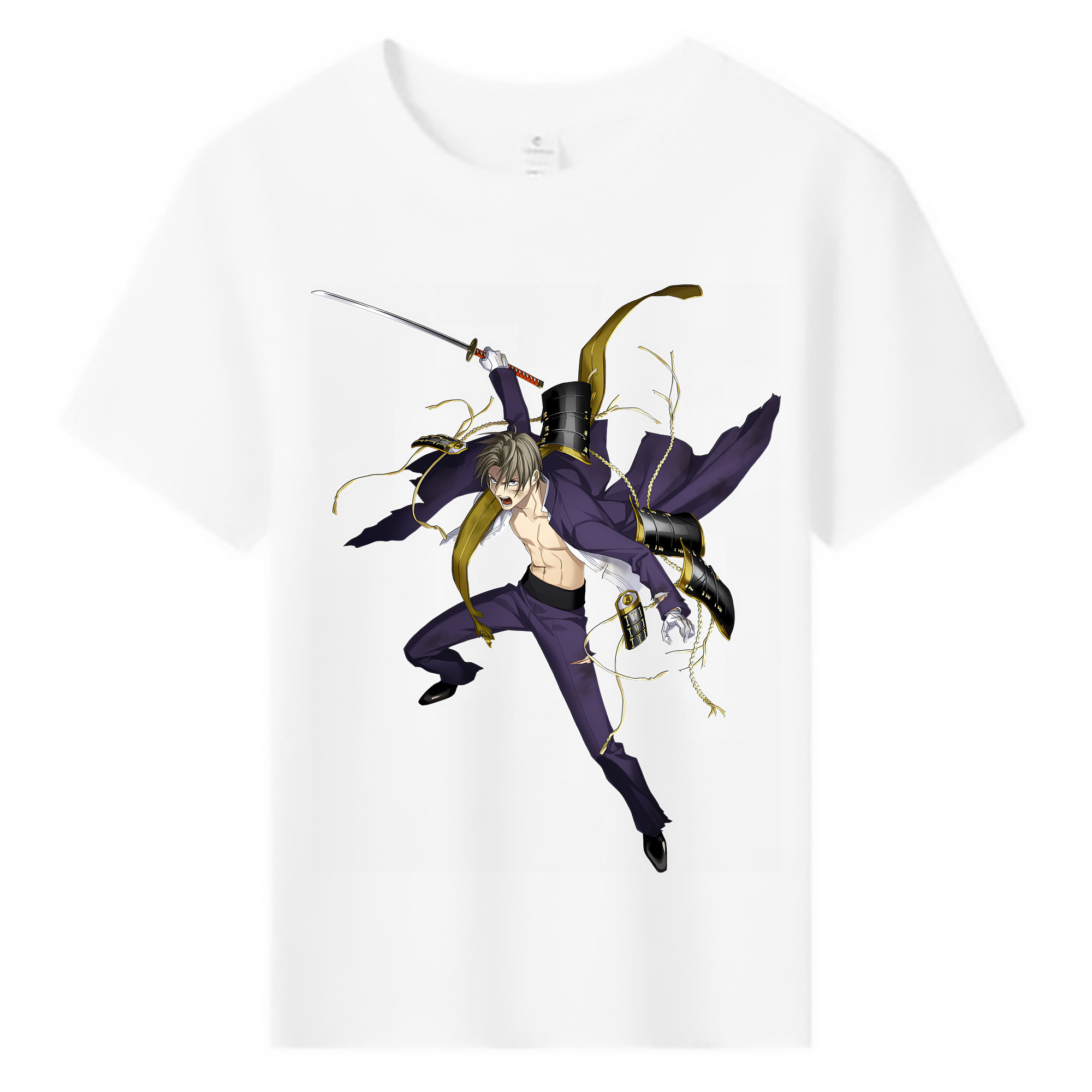（画像用） 刀剣乱舞 Touken Ranbu 綿100％キッズTシャツ（フロントプリント）