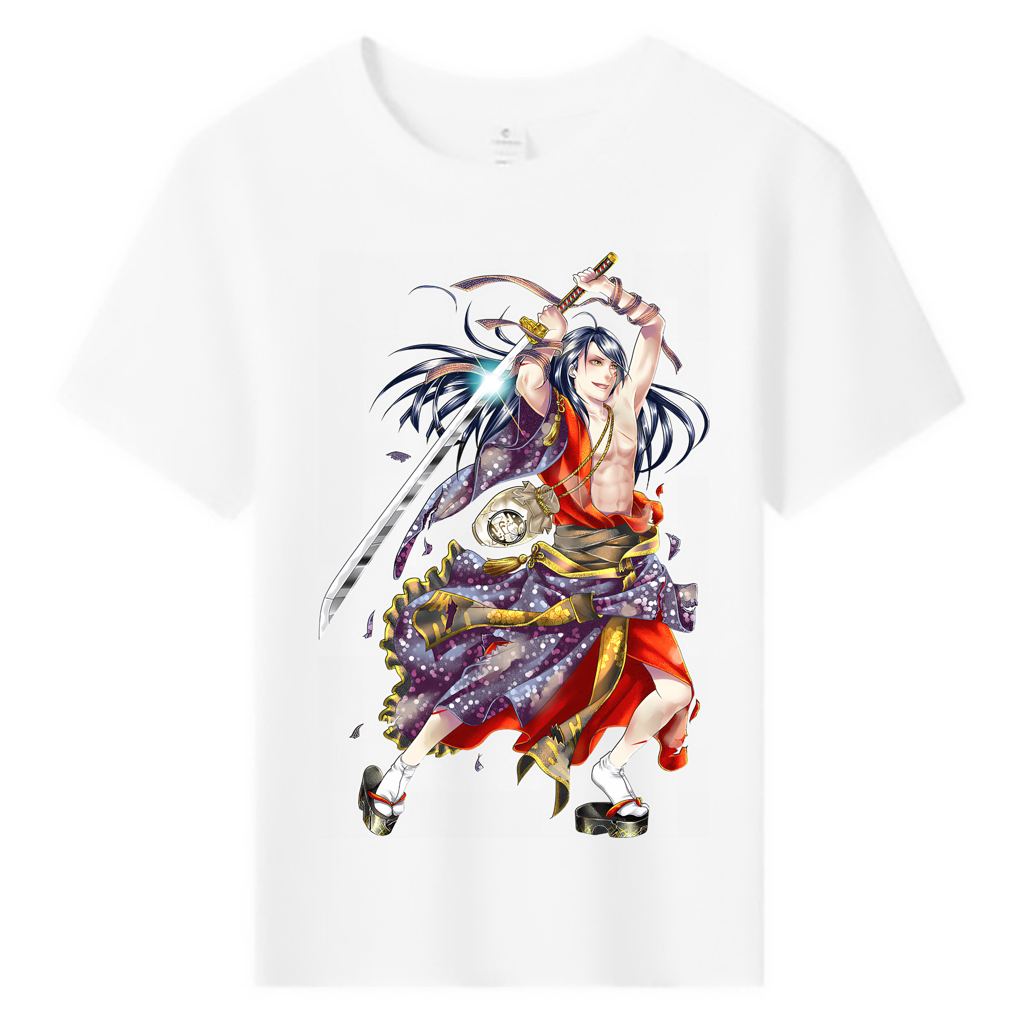 （画像用） 刀剣乱舞 Touken Ranbu 綿100％キッズTシャツ（フロントプリント）