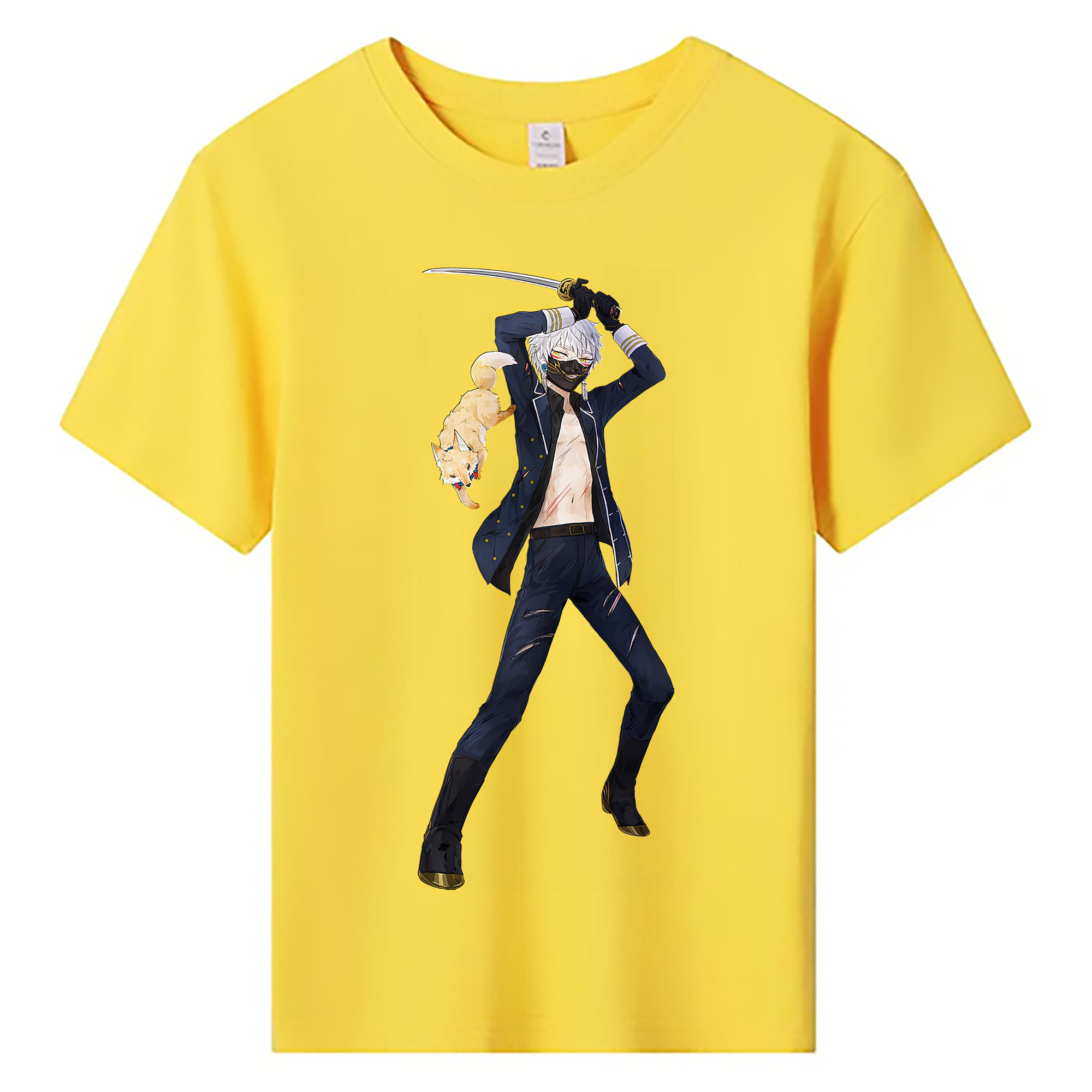 （画像用） 刀剣乱舞 Touken Ranbu 綿100％キッズTシャツ（フロントプリント）