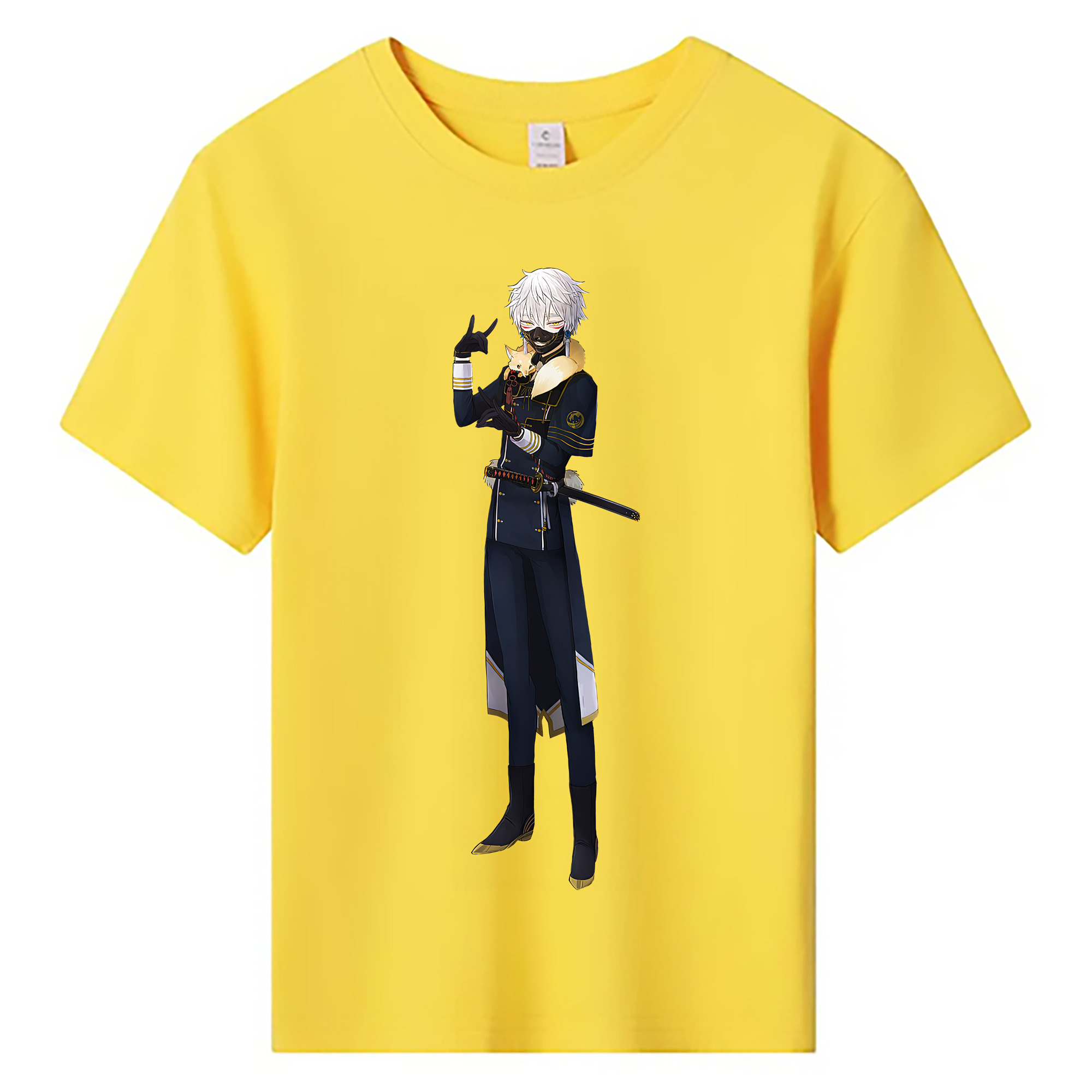 （画像用） 刀剣乱舞 Touken Ranbu 綿100％キッズTシャツ（フロントプリント）