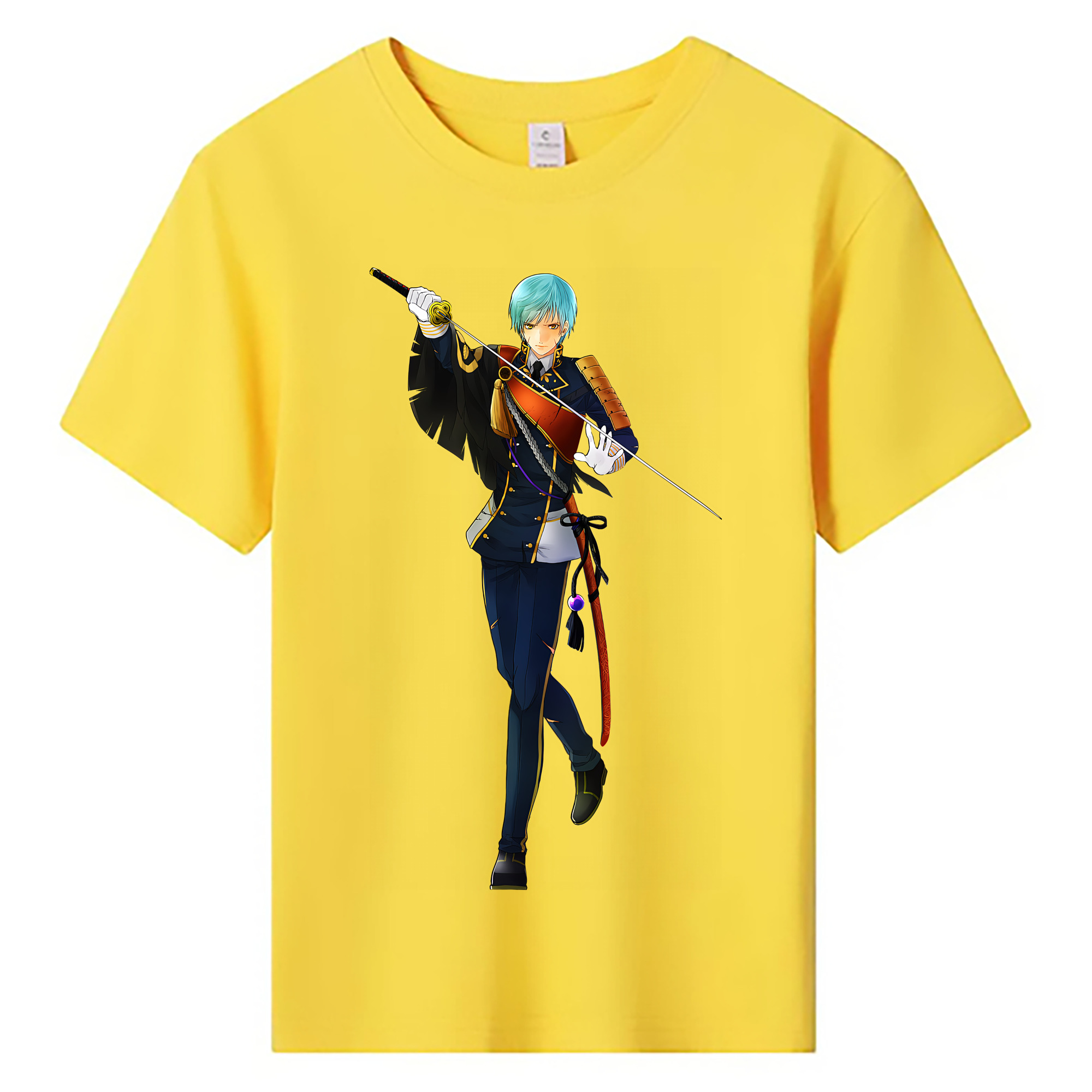 （画像用） 刀剣乱舞 Touken Ranbu 綿100％キッズTシャツ（フロントプリント）