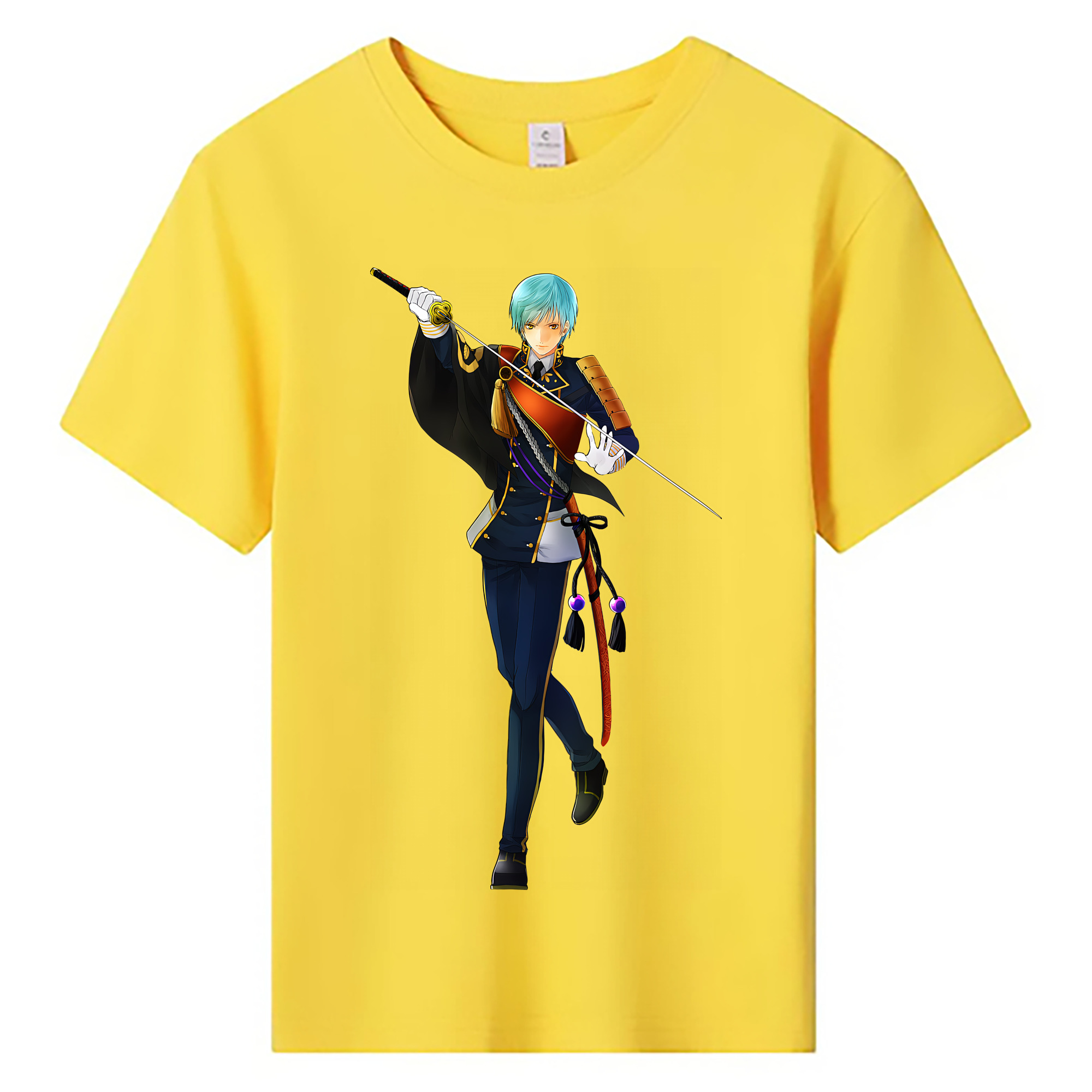 （画像用） 刀剣乱舞 Touken Ranbu 綿100％キッズTシャツ（フロントプリント）