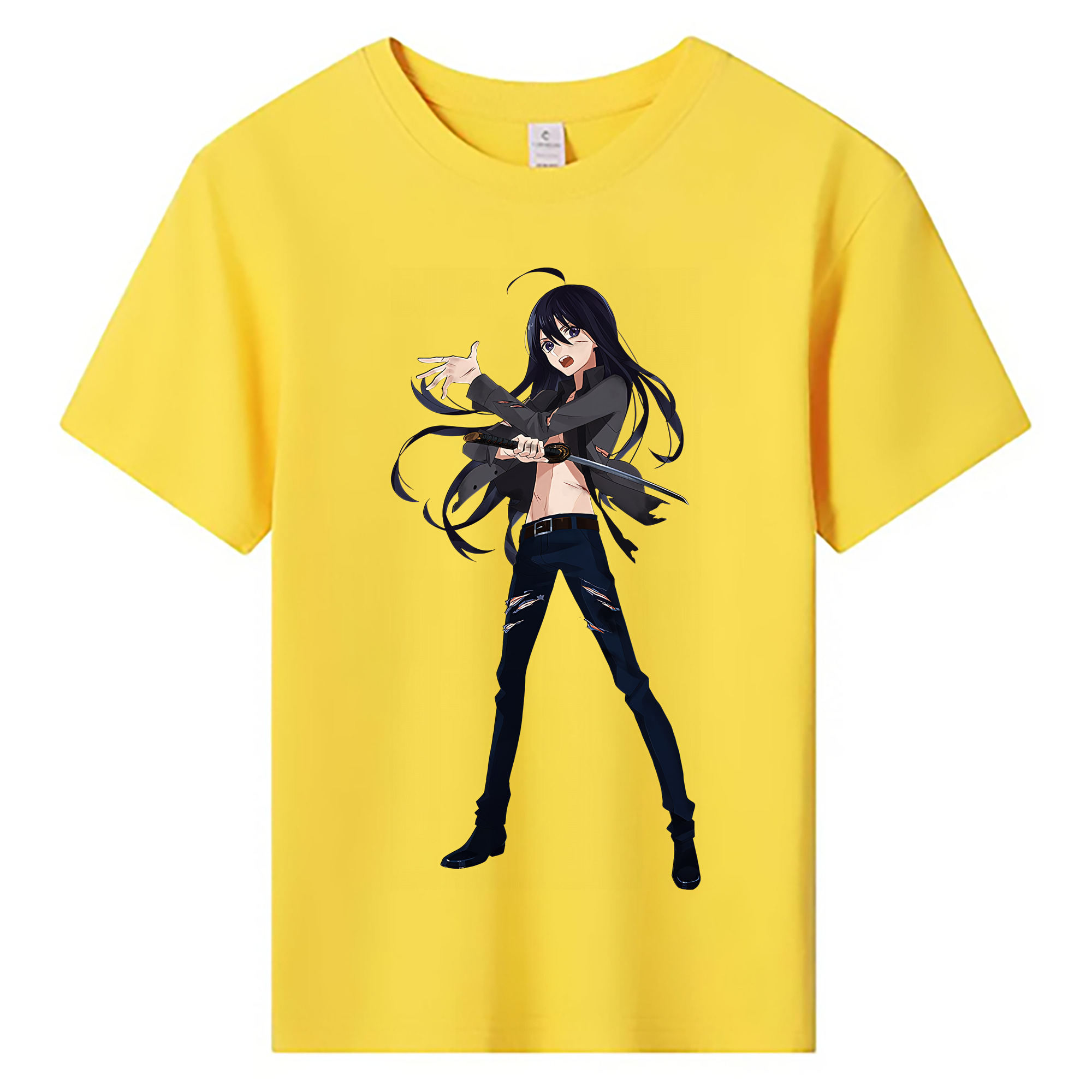 （画像用） 刀剣乱舞 Touken Ranbu 綿100％キッズTシャツ（フロントプリント）