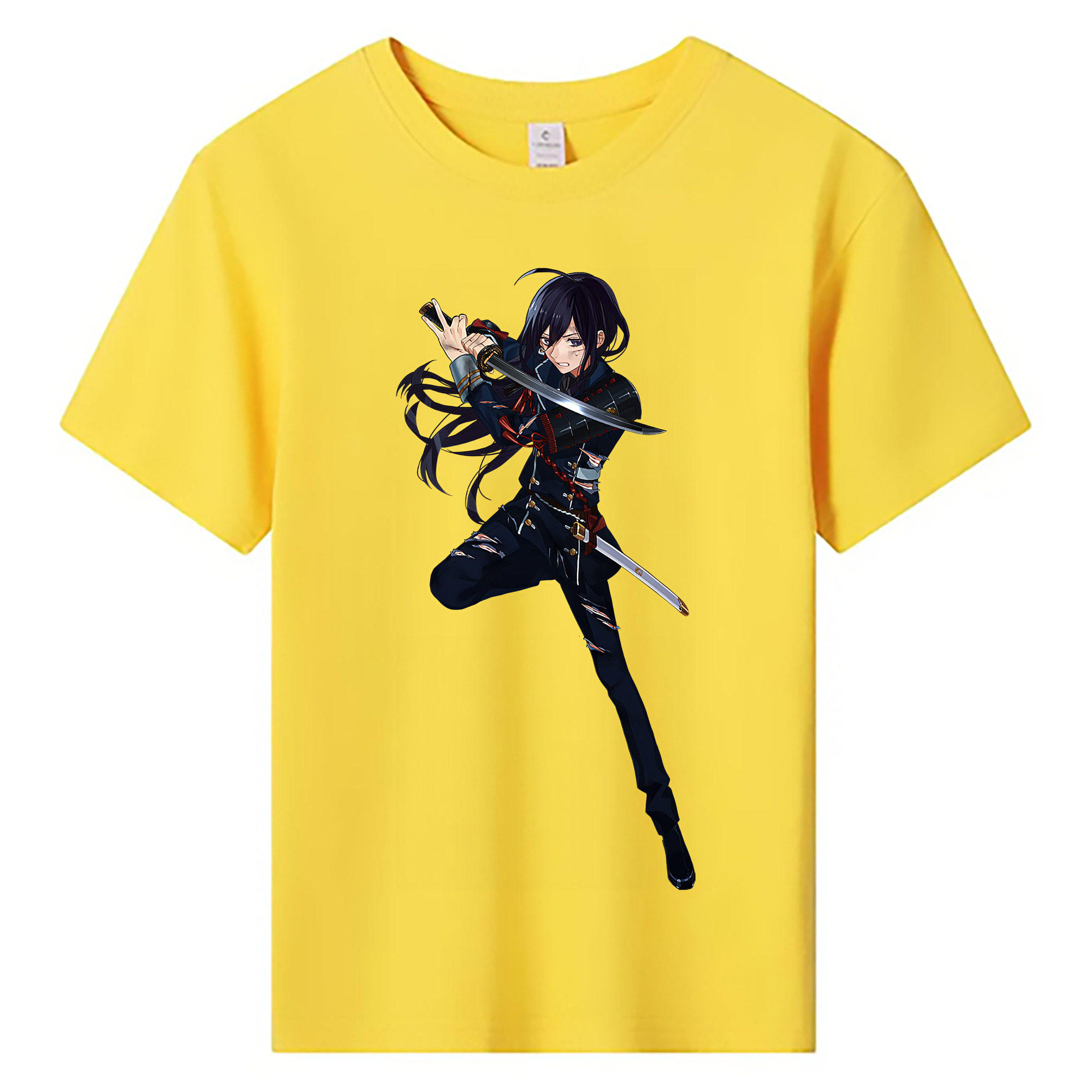 （画像用） 刀剣乱舞 Touken Ranbu 綿100％キッズTシャツ（フロントプリント）