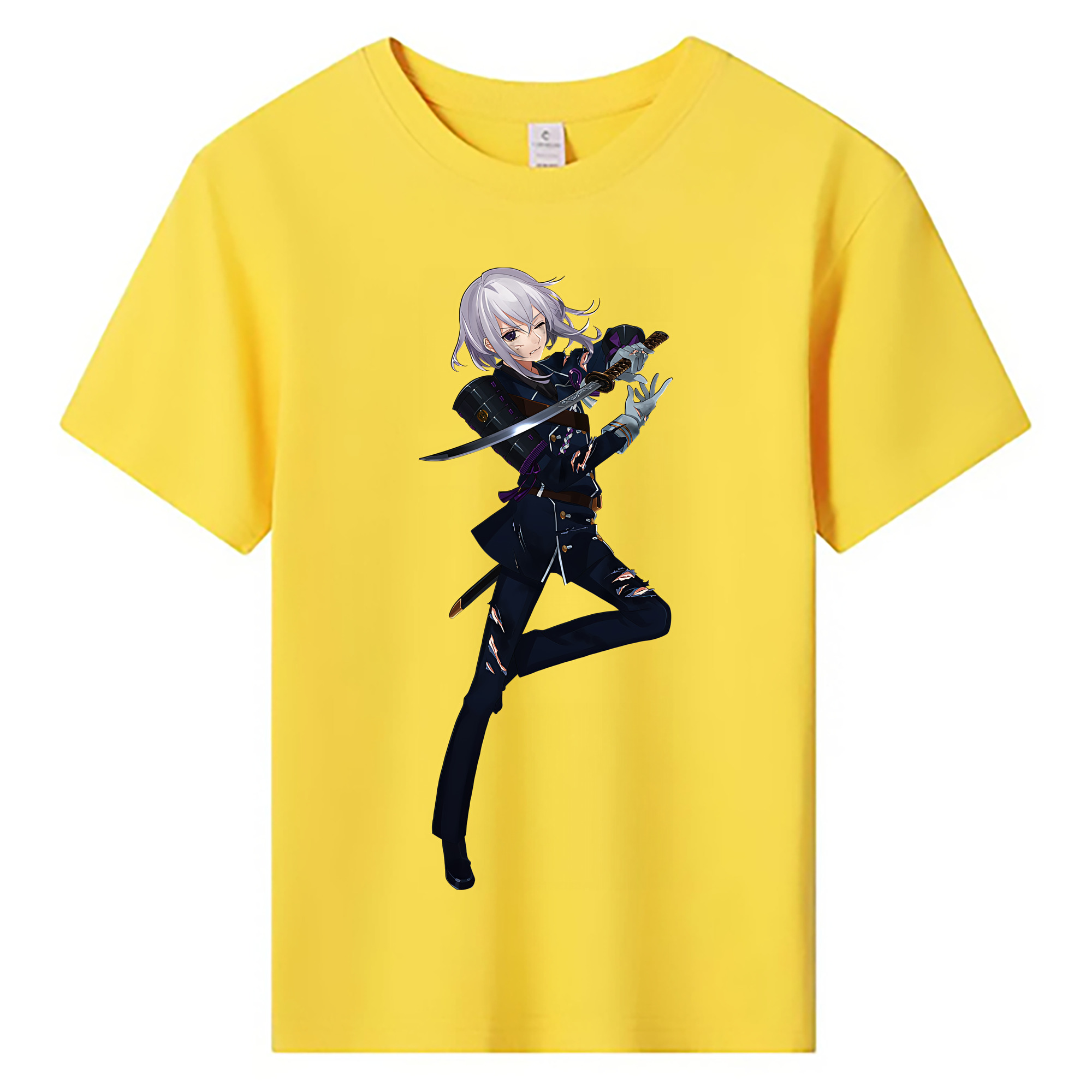 （画像用） 刀剣乱舞 Touken Ranbu 綿100％キッズTシャツ（フロントプリント）