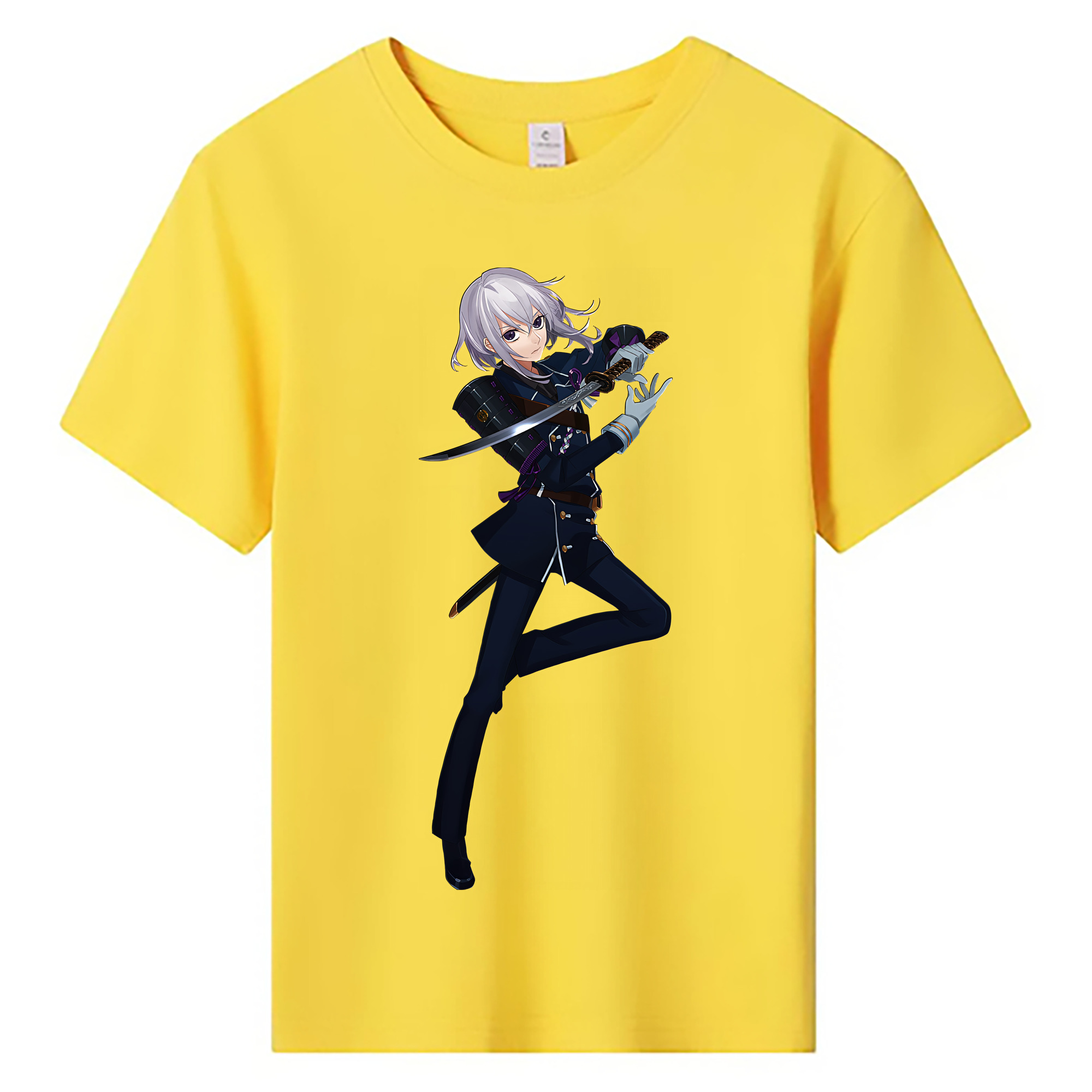 （画像用） 刀剣乱舞 Touken Ranbu 綿100％キッズTシャツ（フロントプリント）