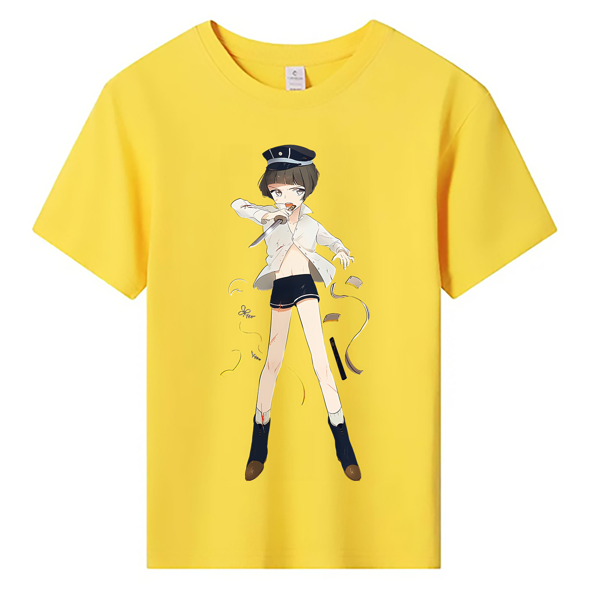 （画像用） 刀剣乱舞 Touken Ranbu 綿100％キッズTシャツ（フロントプリント）