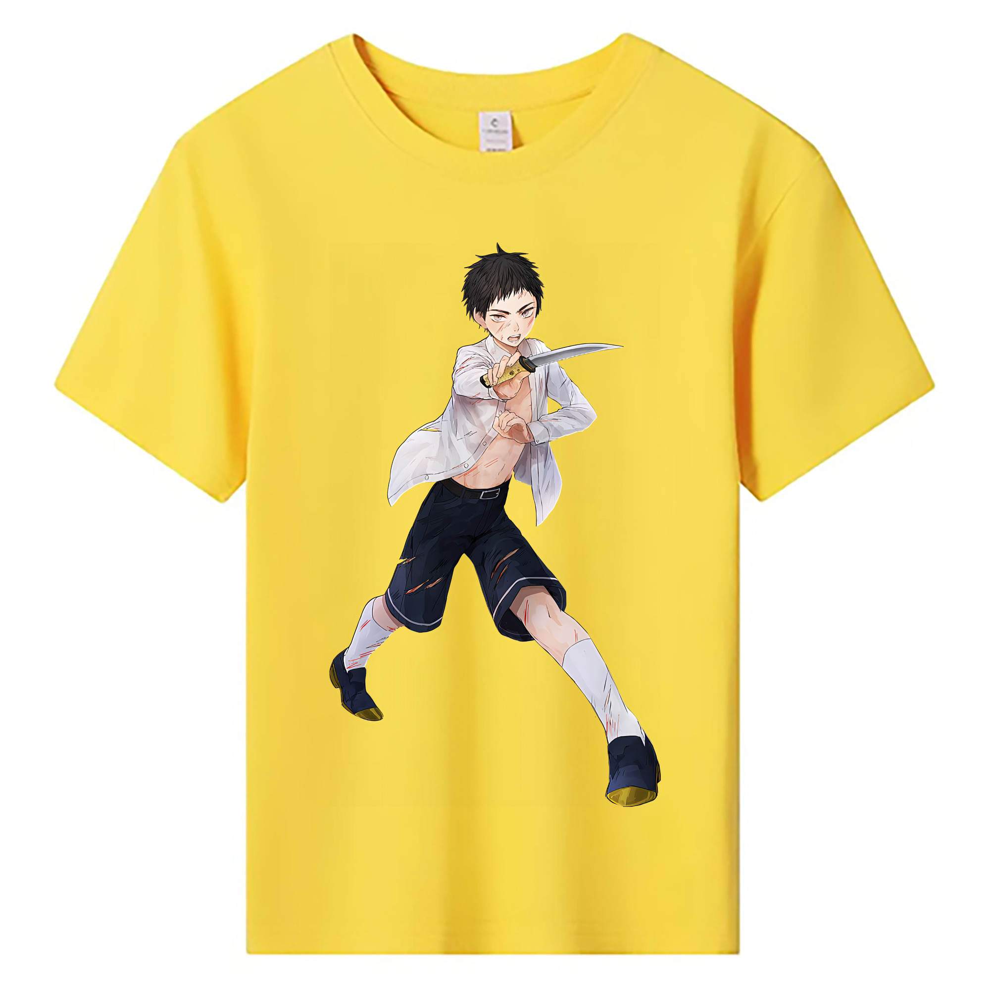 （画像用） 刀剣乱舞 Touken Ranbu 綿100％キッズTシャツ（フロントプリント）