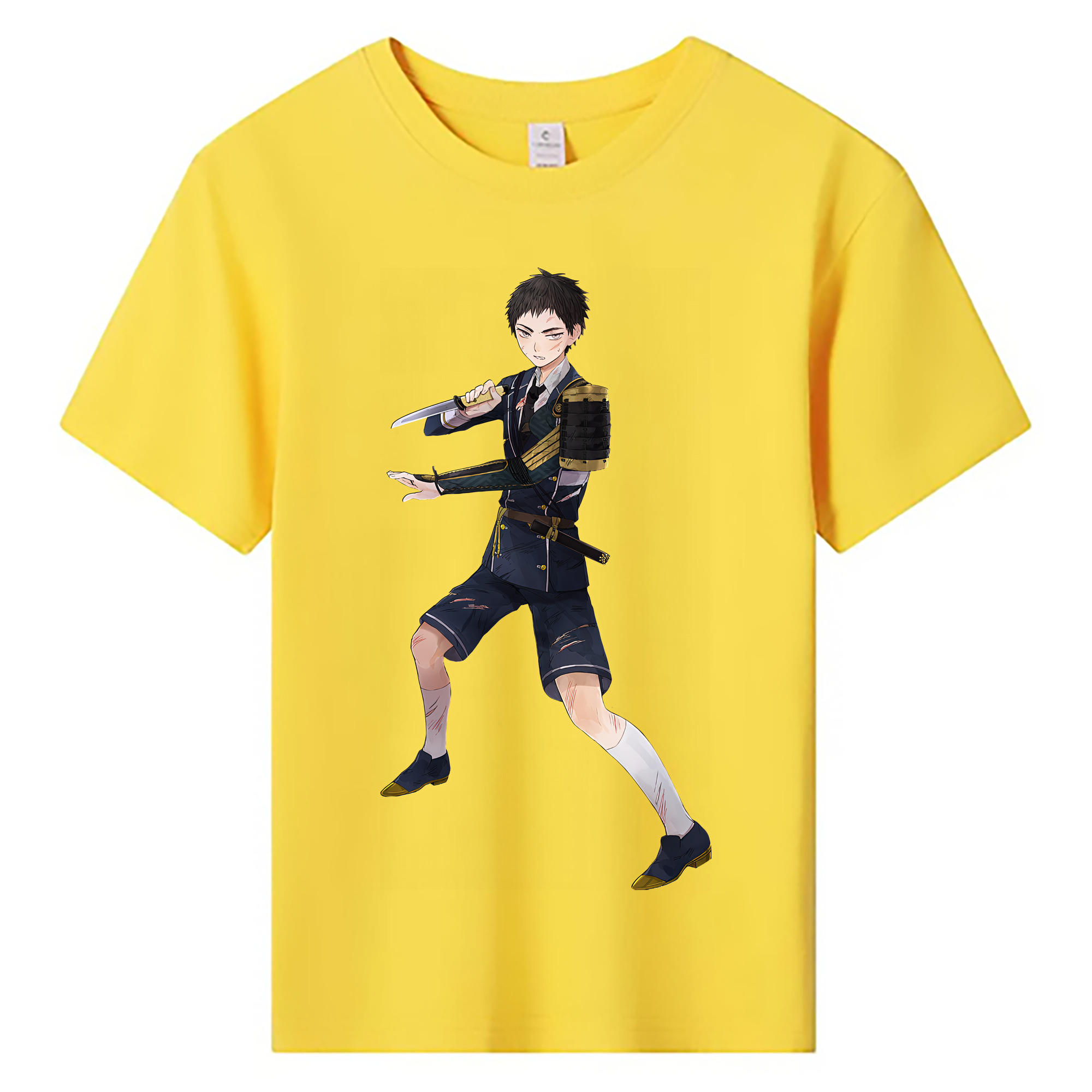 （画像用） 刀剣乱舞 Touken Ranbu 綿100％キッズTシャツ（フロントプリント）