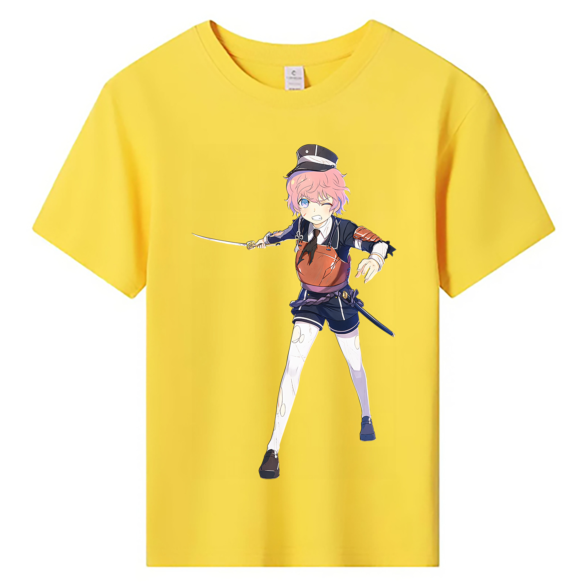 （画像用） 刀剣乱舞 Touken Ranbu 綿100％キッズTシャツ（フロントプリント）