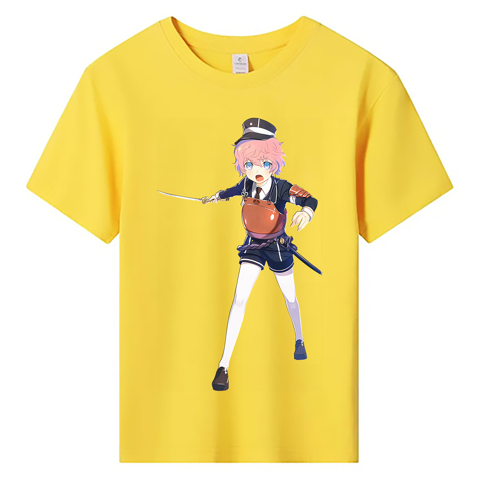 （画像用） 刀剣乱舞 Touken Ranbu 綿100％キッズTシャツ（フロントプリント）