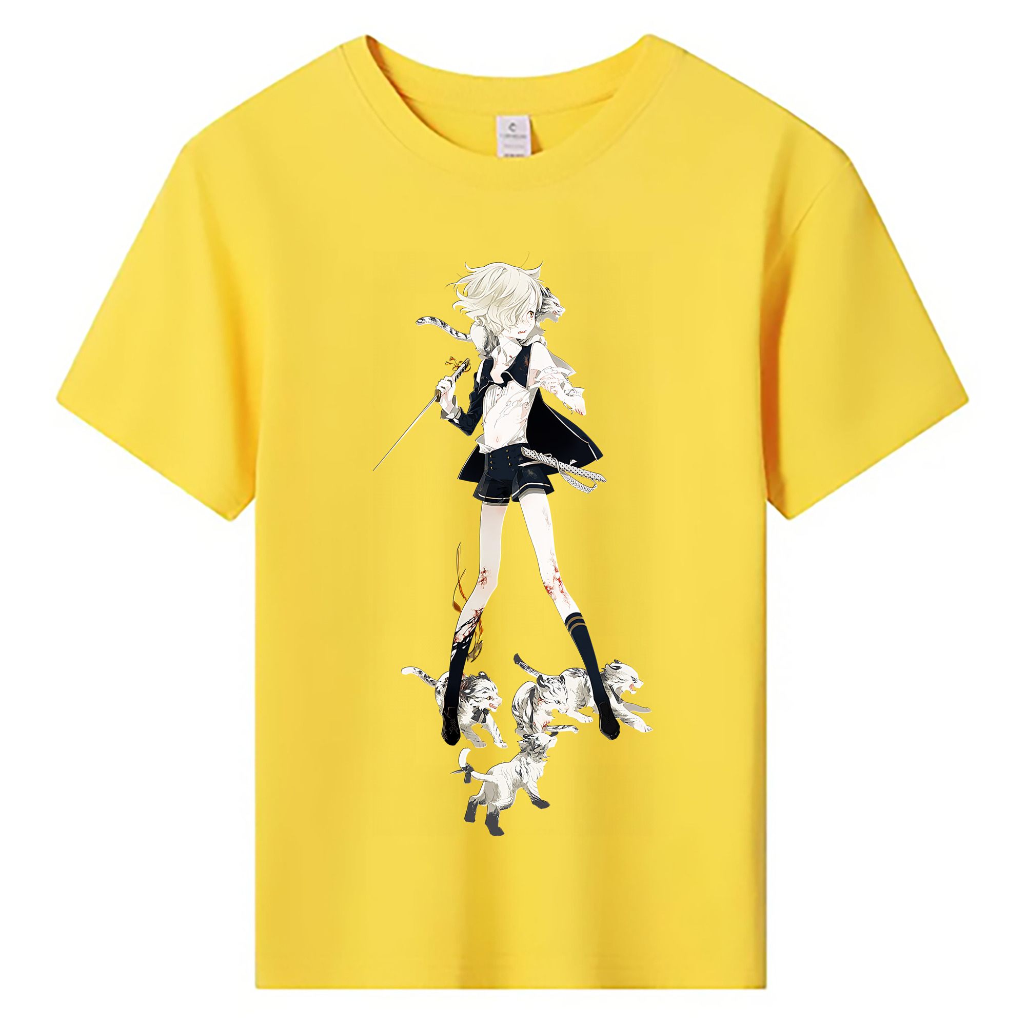 （画像用） 刀剣乱舞 Touken Ranbu 綿100％キッズTシャツ（フロントプリント）