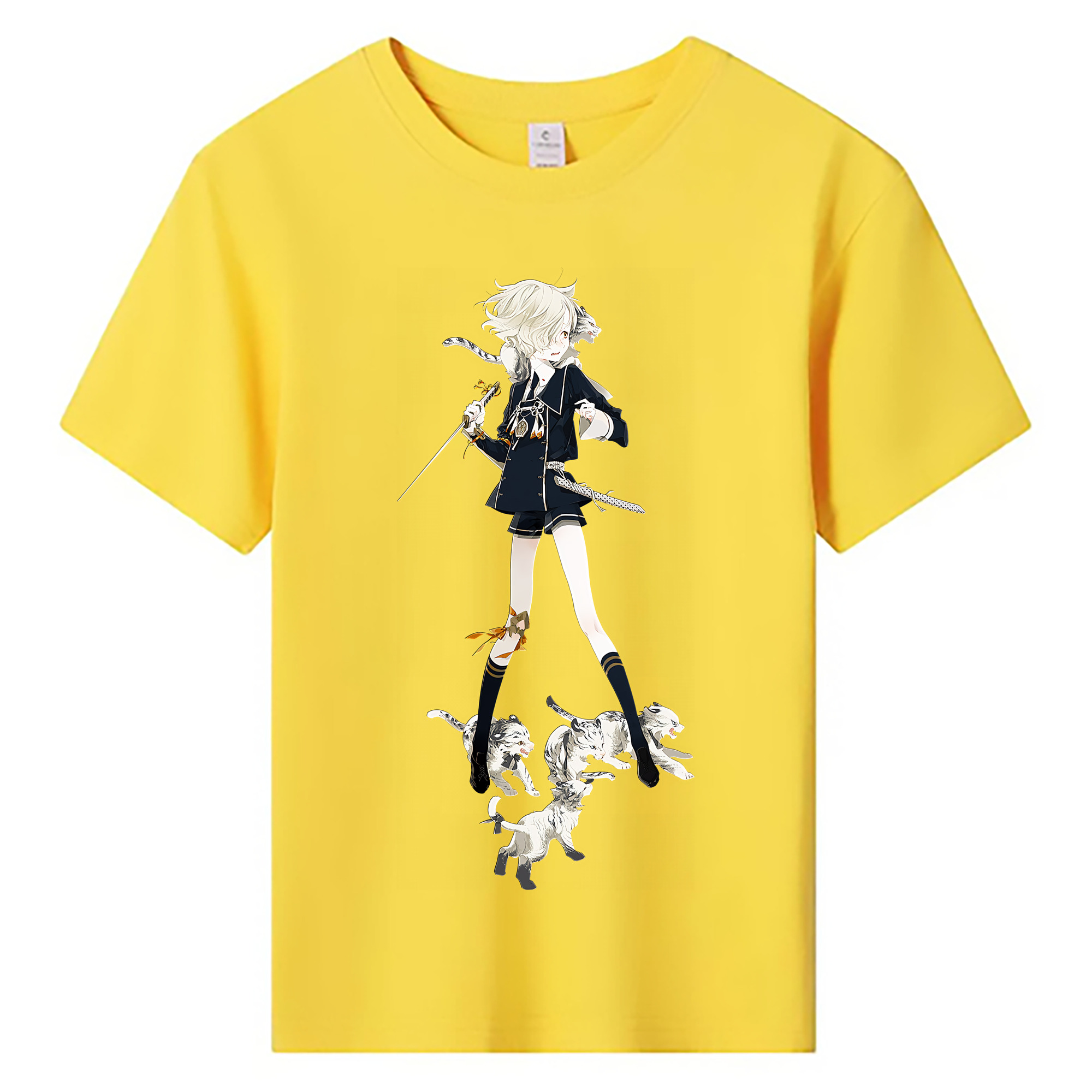 （画像用） 刀剣乱舞 Touken Ranbu 綿100％キッズTシャツ（フロントプリント）