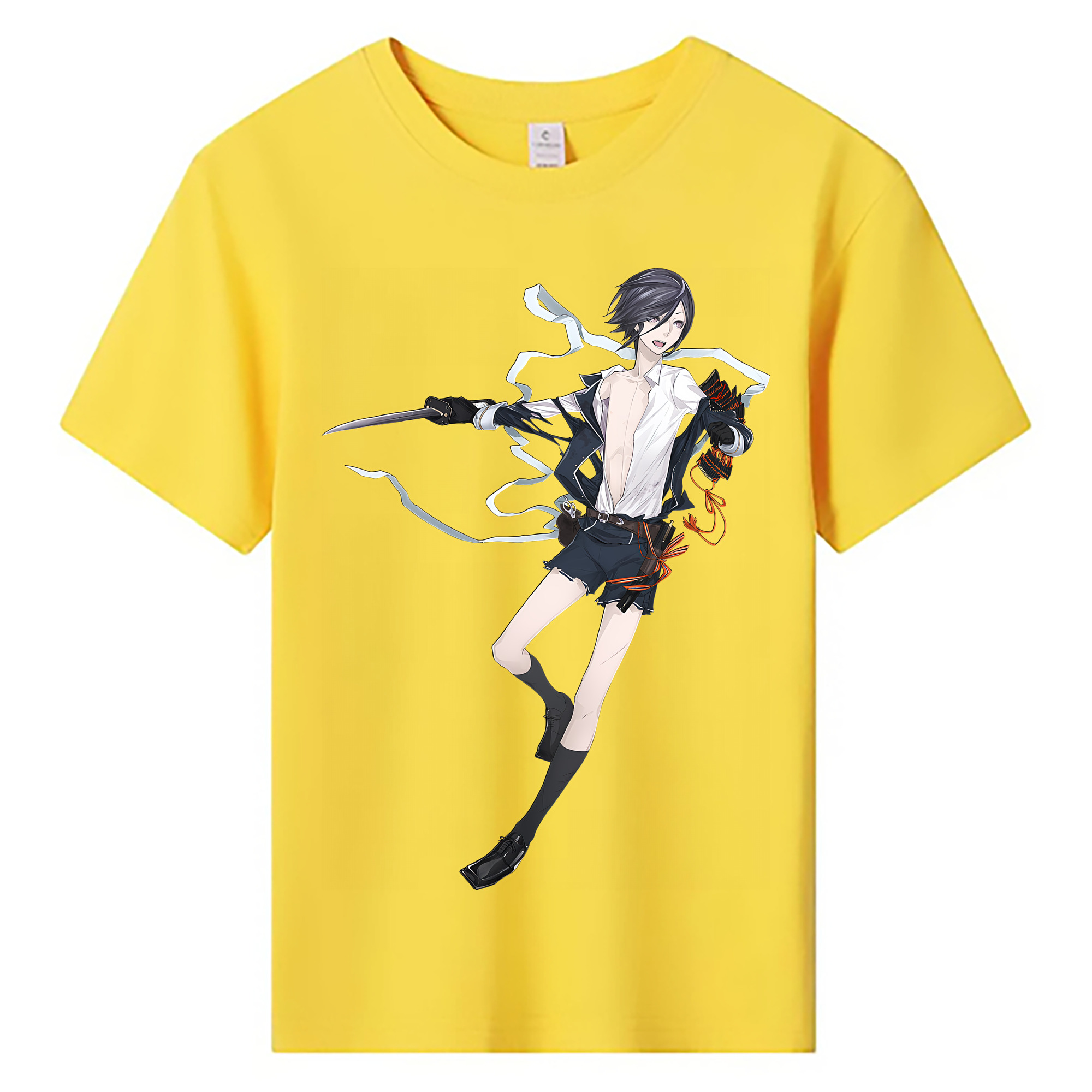 （画像用） 刀剣乱舞 Touken Ranbu 綿100％キッズTシャツ（フロントプリント）