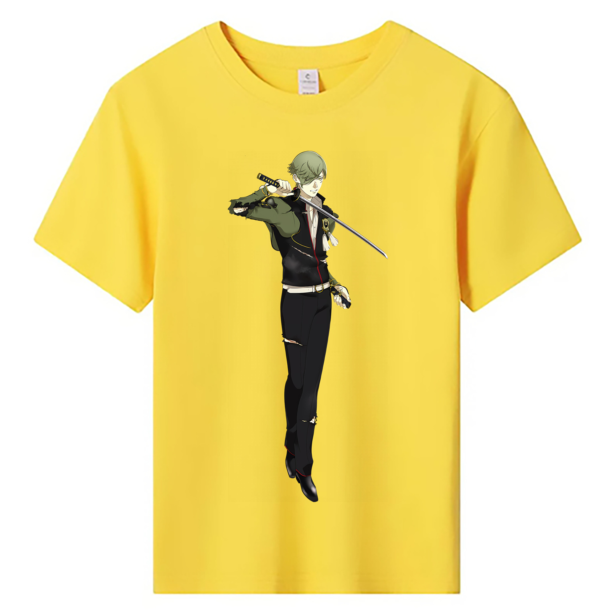 （画像用） 刀剣乱舞 Touken Ranbu 綿100％キッズTシャツ（フロントプリント）
